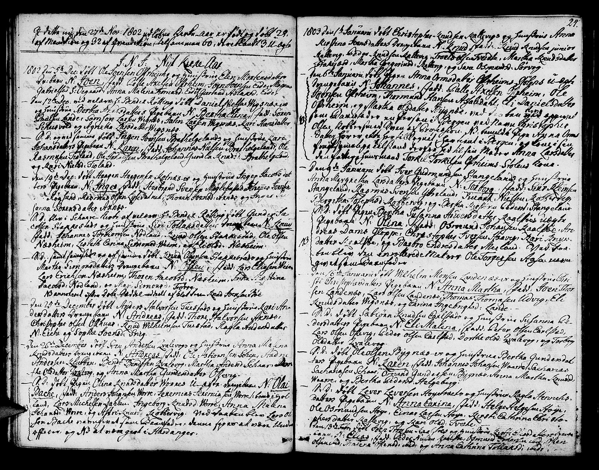 Avaldsnes sokneprestkontor, AV/SAST-A -101851/H/Ha/Haa/L0003: Parish register (official) no. A 3, 1801-1817, p. 24