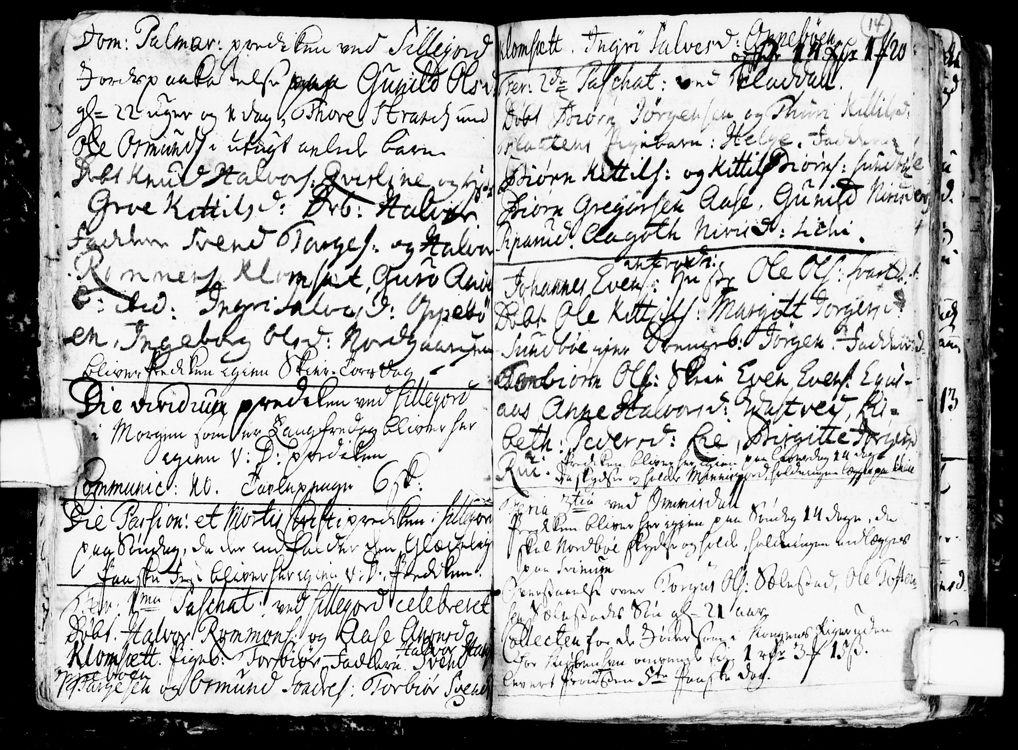 Seljord kirkebøker, SAKO/A-20/G/Gb/L0001: Parish register (copy) no. II 1, 1754-1790, p. 13-14