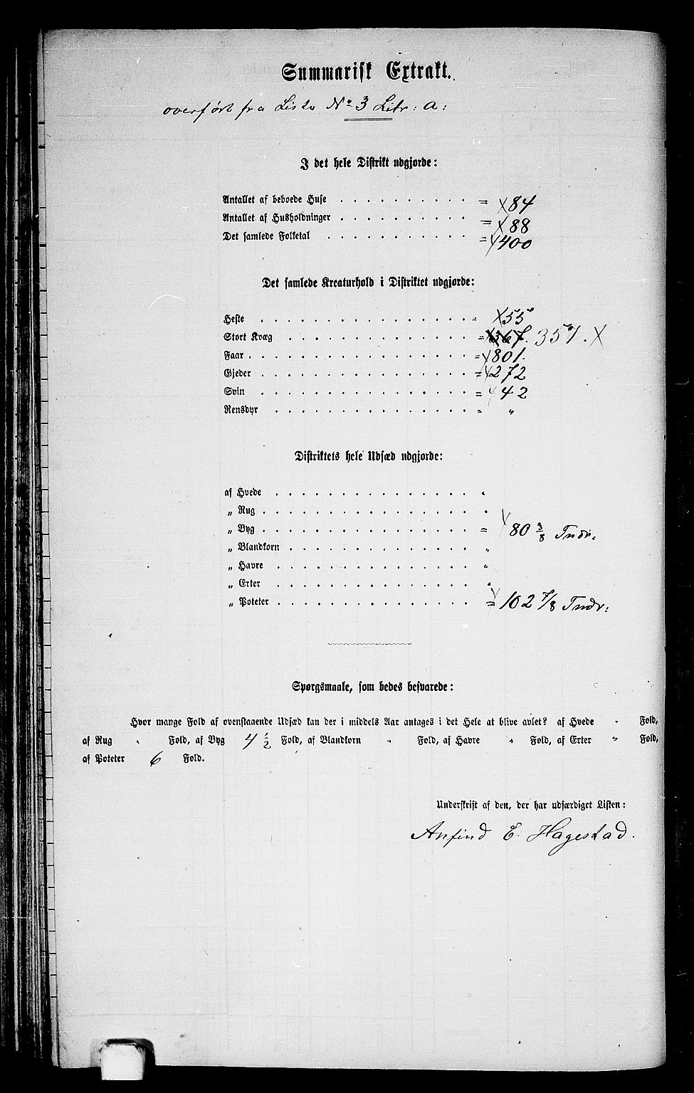 RA, 1865 census for Ulvik, 1865, p. 51