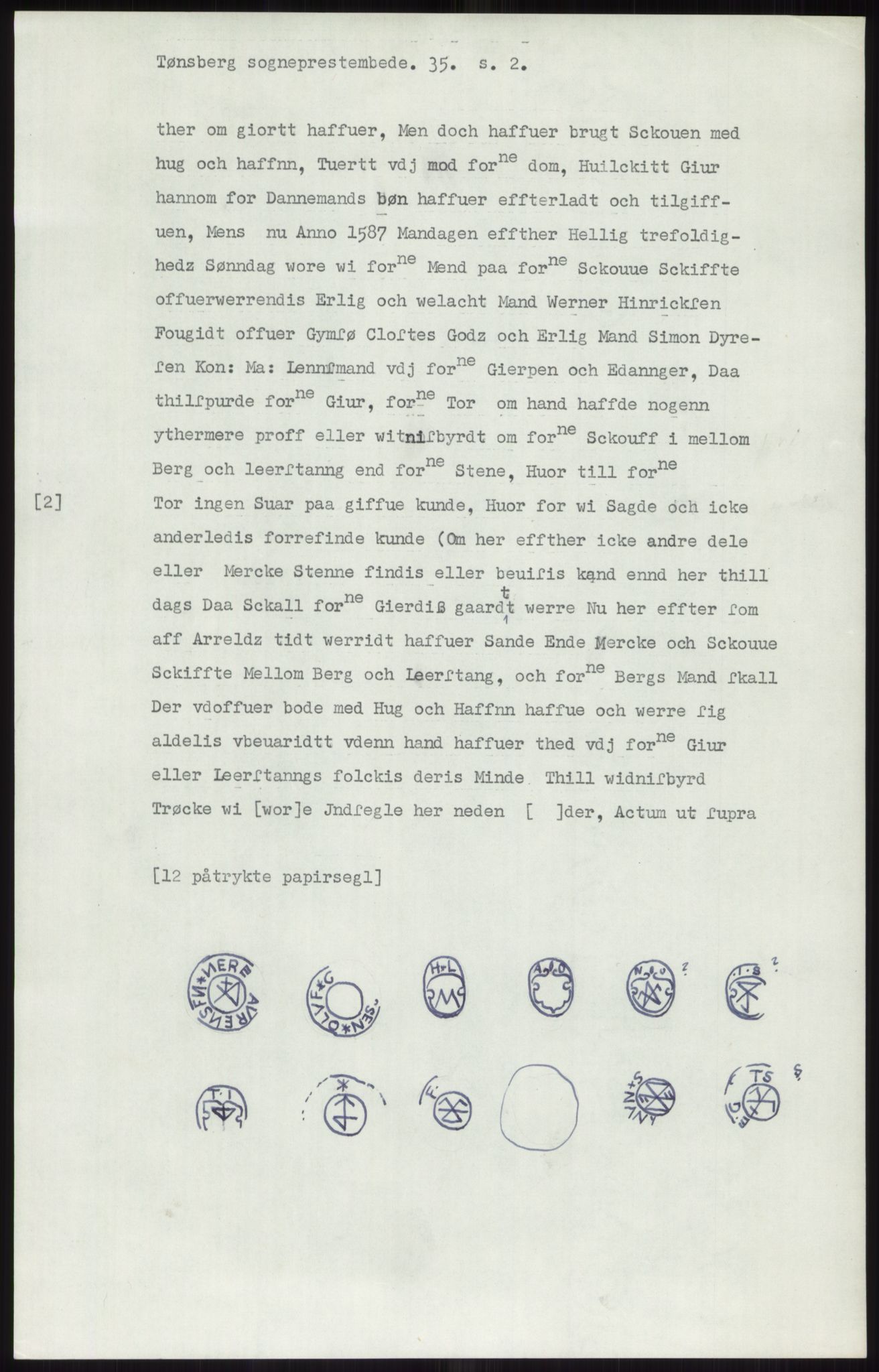 Samlinger til kildeutgivelse, Diplomavskriftsamlingen, AV/RA-EA-4053/H/Ha, p. 1064