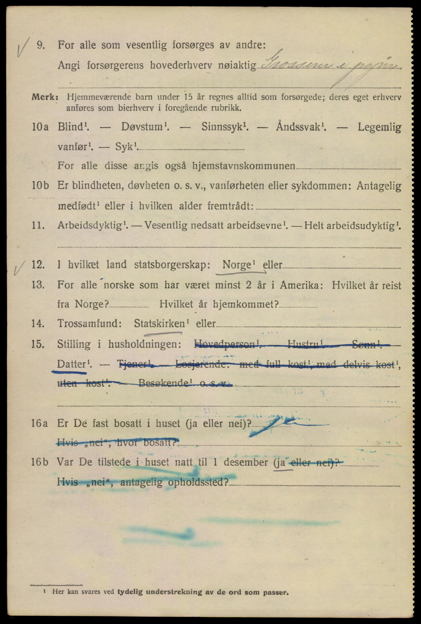 SAO, 1920 census for Kristiania, 1920, p. 590832