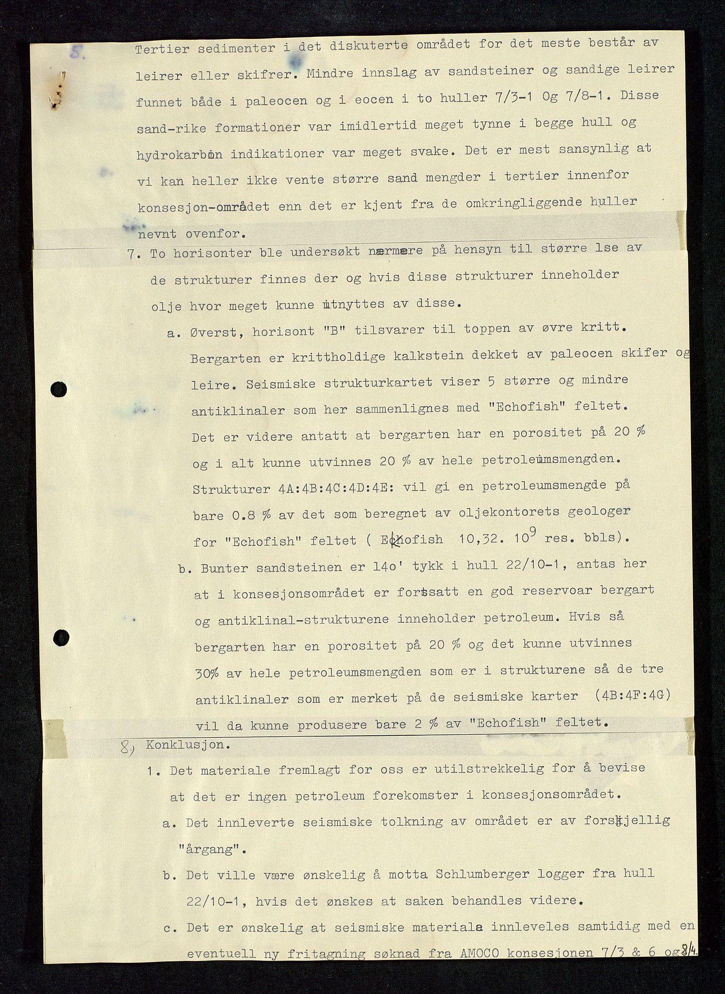 Industridepartementet, Oljekontoret, AV/SAST-A-101348/Da/L0005:  Arkivnøkkel 712 - 714 Vitenskapelige undersøkelser og utviningstillatelser, 1967-1975, p. 692