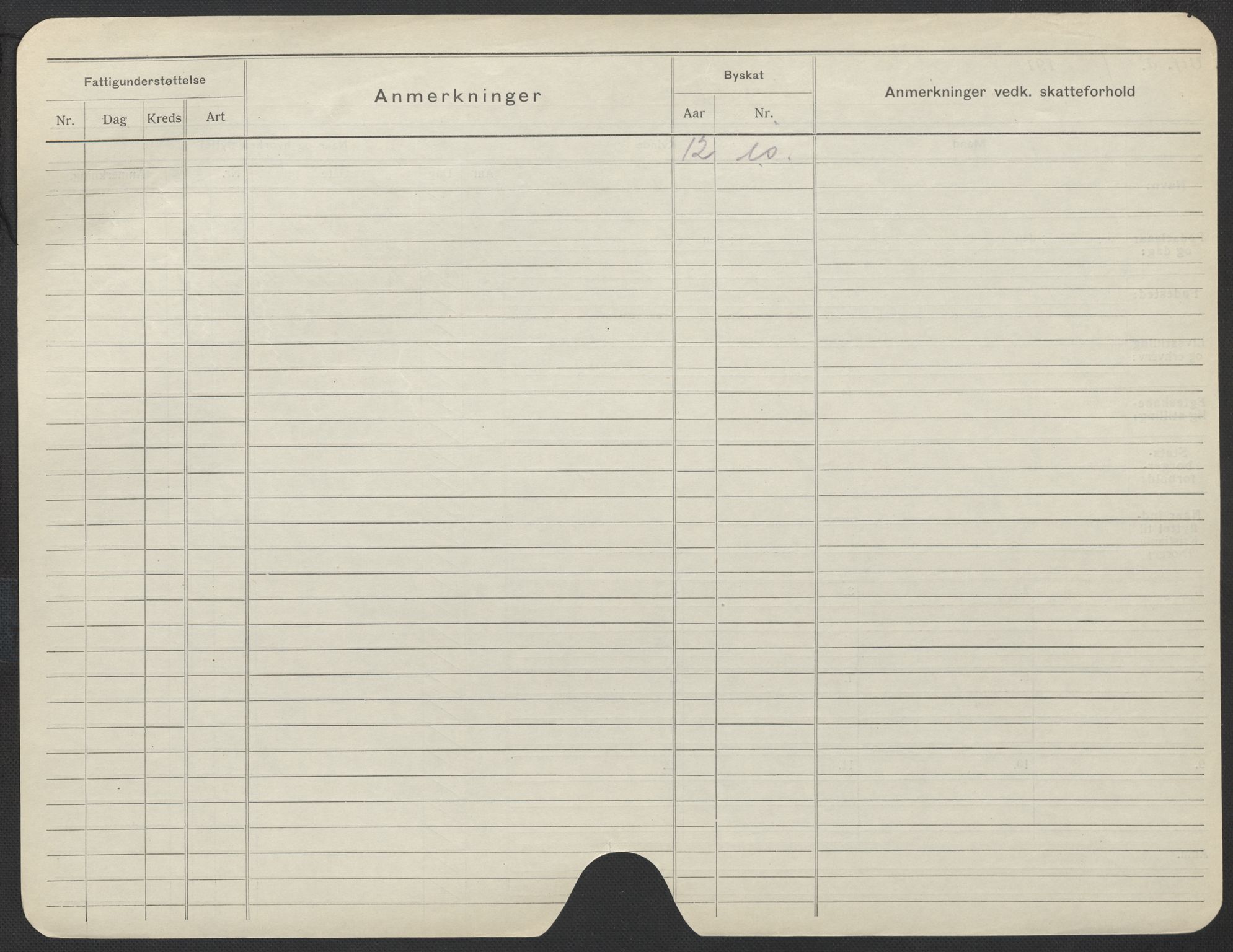 Oslo folkeregister, Registerkort, SAO/A-11715/F/Fa/Fac/L0017: Kvinner, 1906-1914, p. 501b