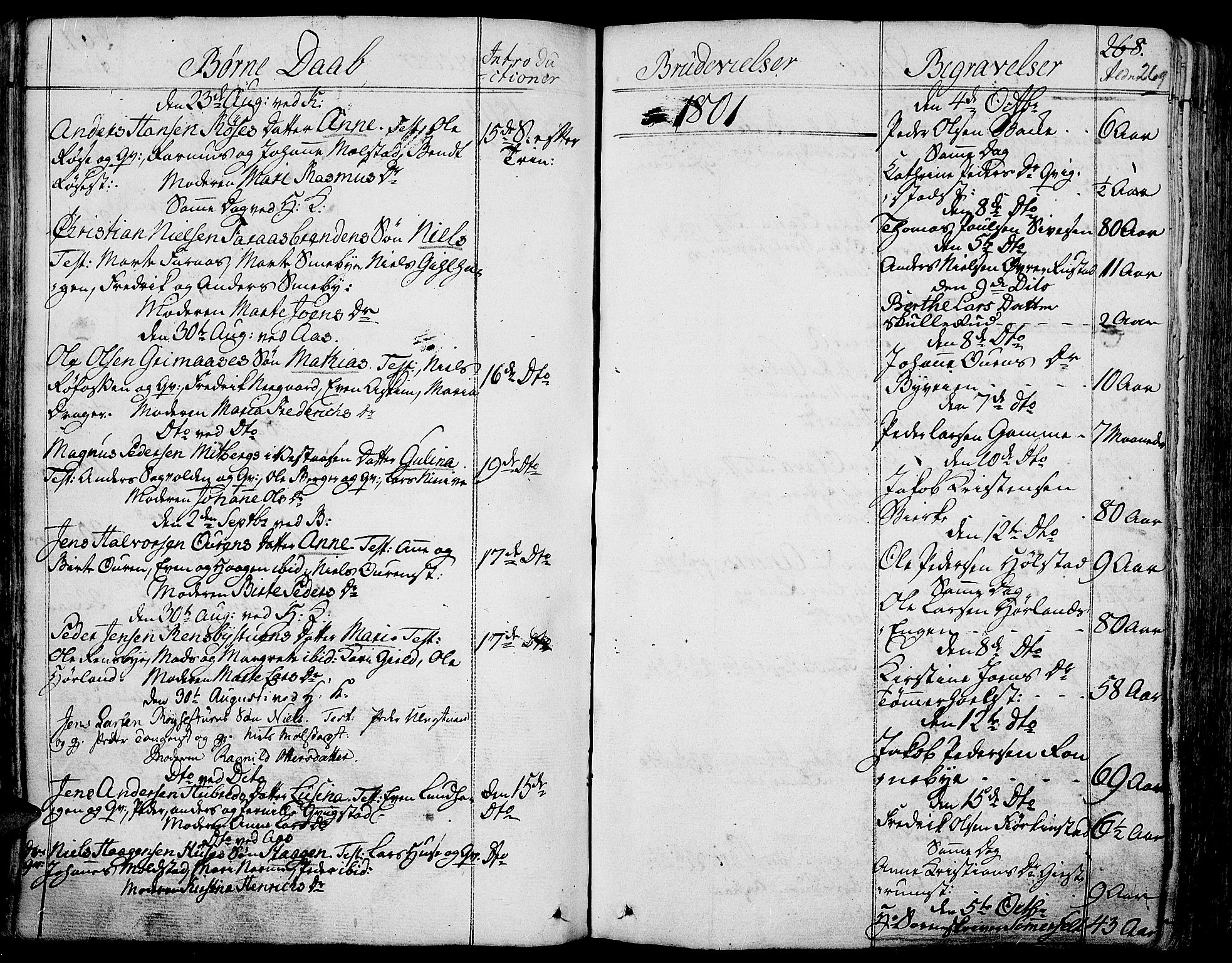 Toten prestekontor, SAH/PREST-102/H/Ha/Haa/L0007: Parish register (official) no. 7, 1794-1809, p. 269