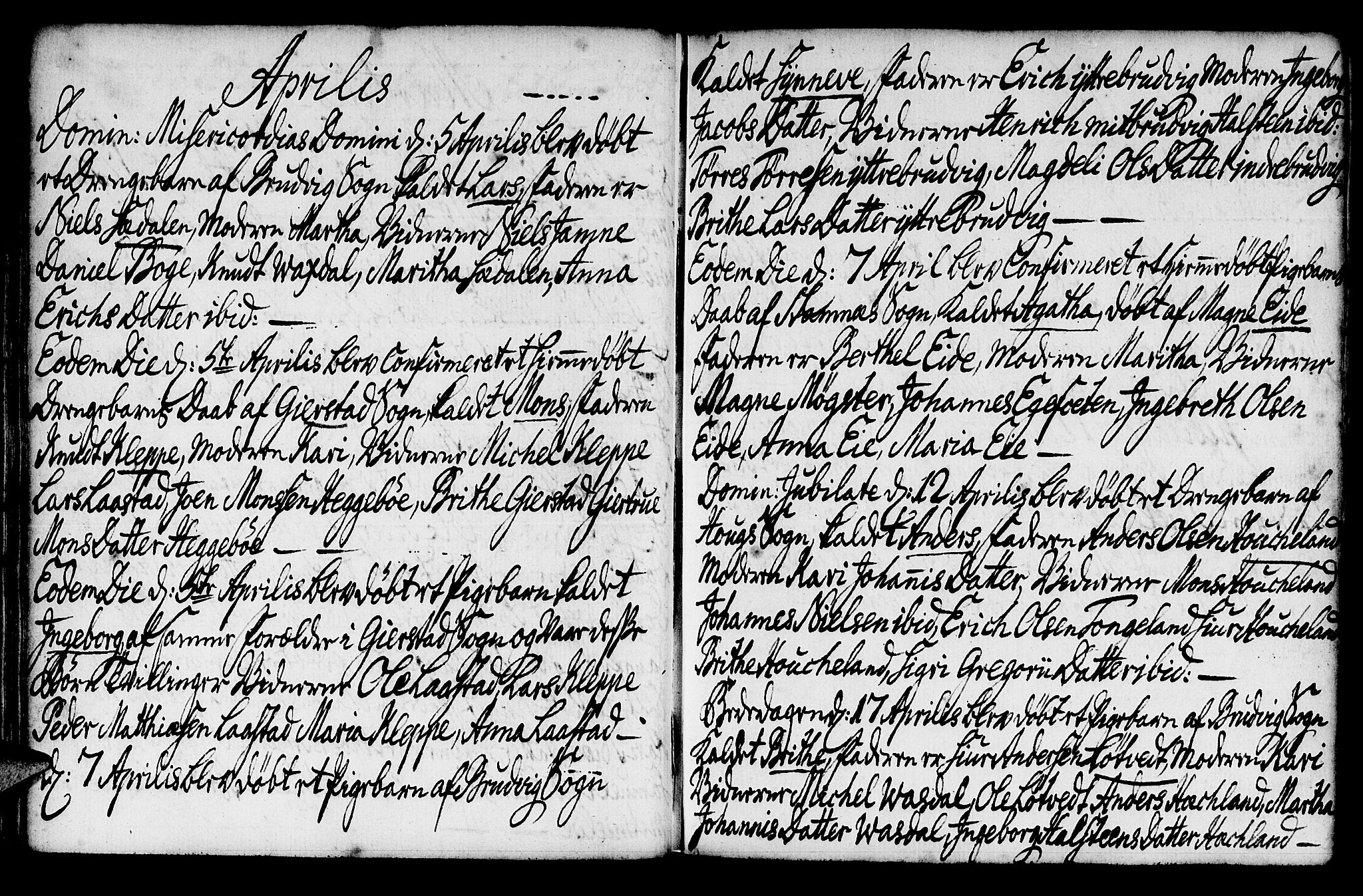 Haus sokneprestembete, AV/SAB-A-75601/H/Haa: Parish register (official) no. A 8, 1754-1769, p. 35