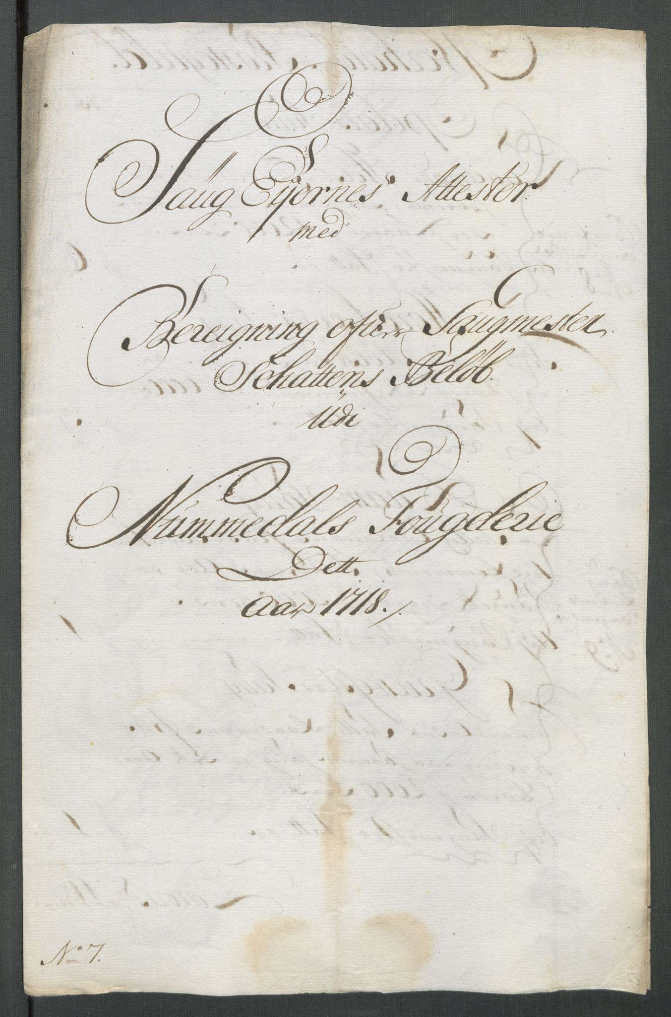 Rentekammeret inntil 1814, Reviderte regnskaper, Fogderegnskap, AV/RA-EA-4092/R64/L4439: Fogderegnskap Namdal, 1718, p. 116