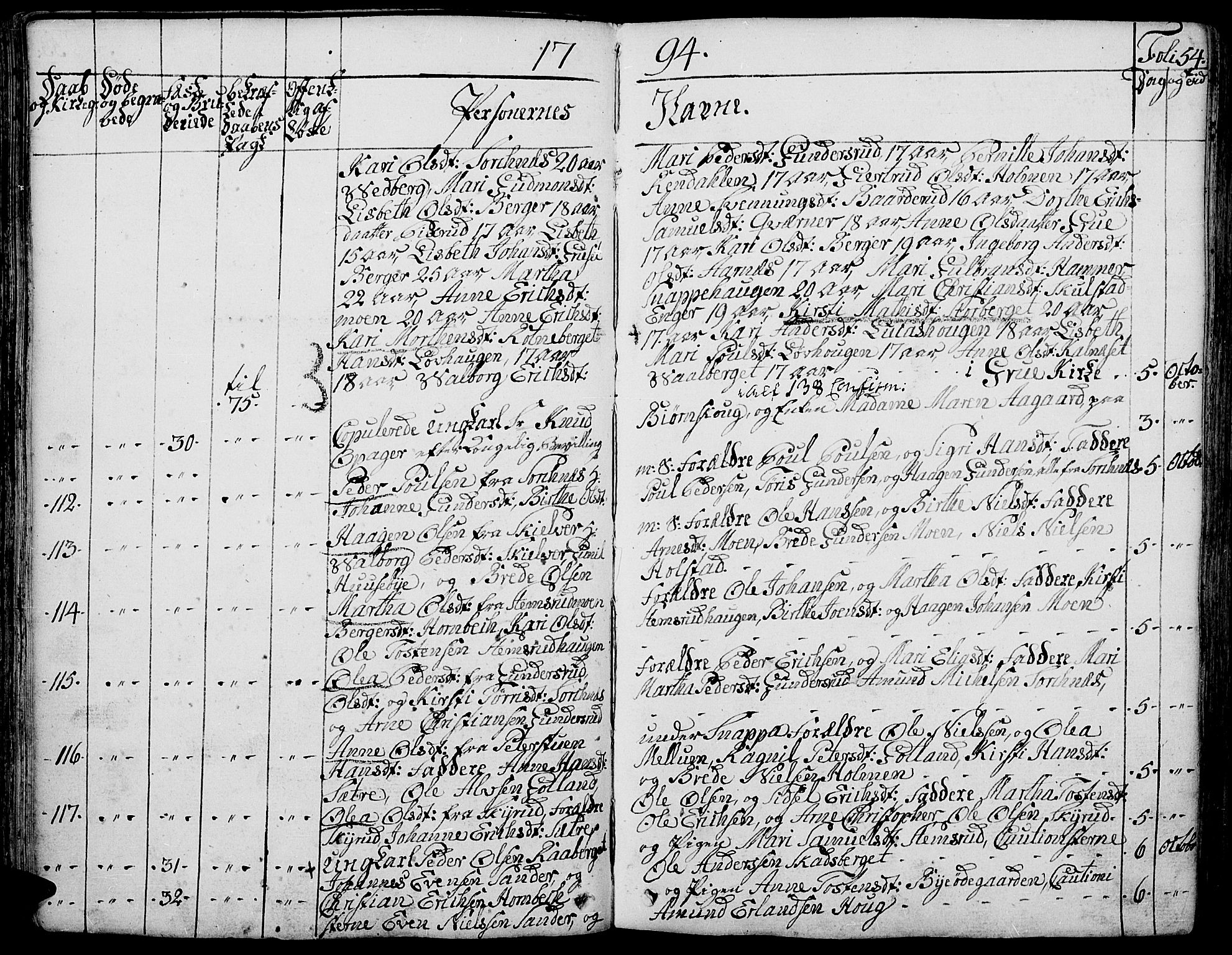 Grue prestekontor, AV/SAH-PREST-036/H/Ha/Haa/L0004: Parish register (official) no. 4, 1792-1805, p. 54