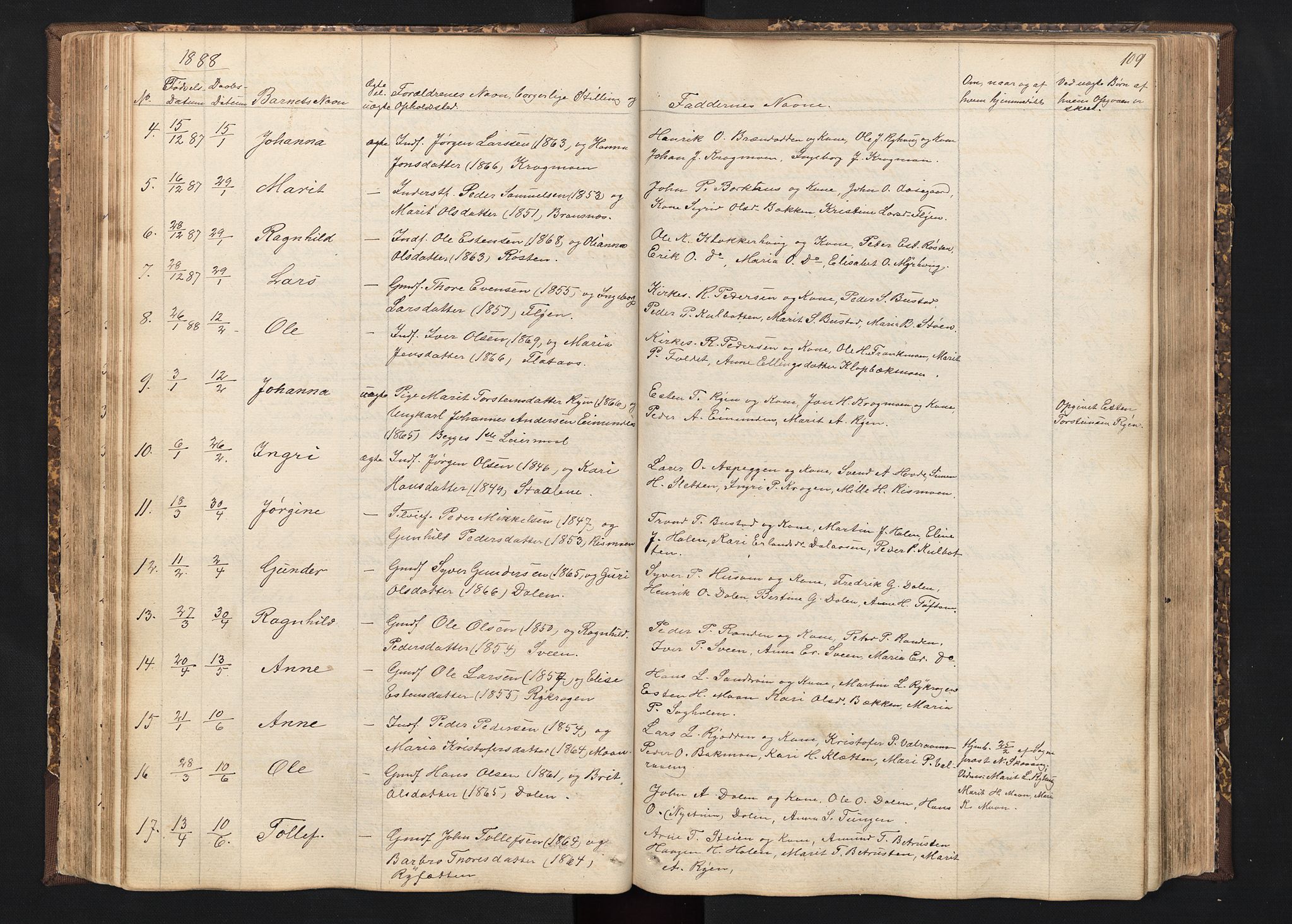 Alvdal prestekontor, SAH/PREST-060/H/Ha/Hab/L0001: Parish register (copy) no. 1, 1857-1893, p. 109