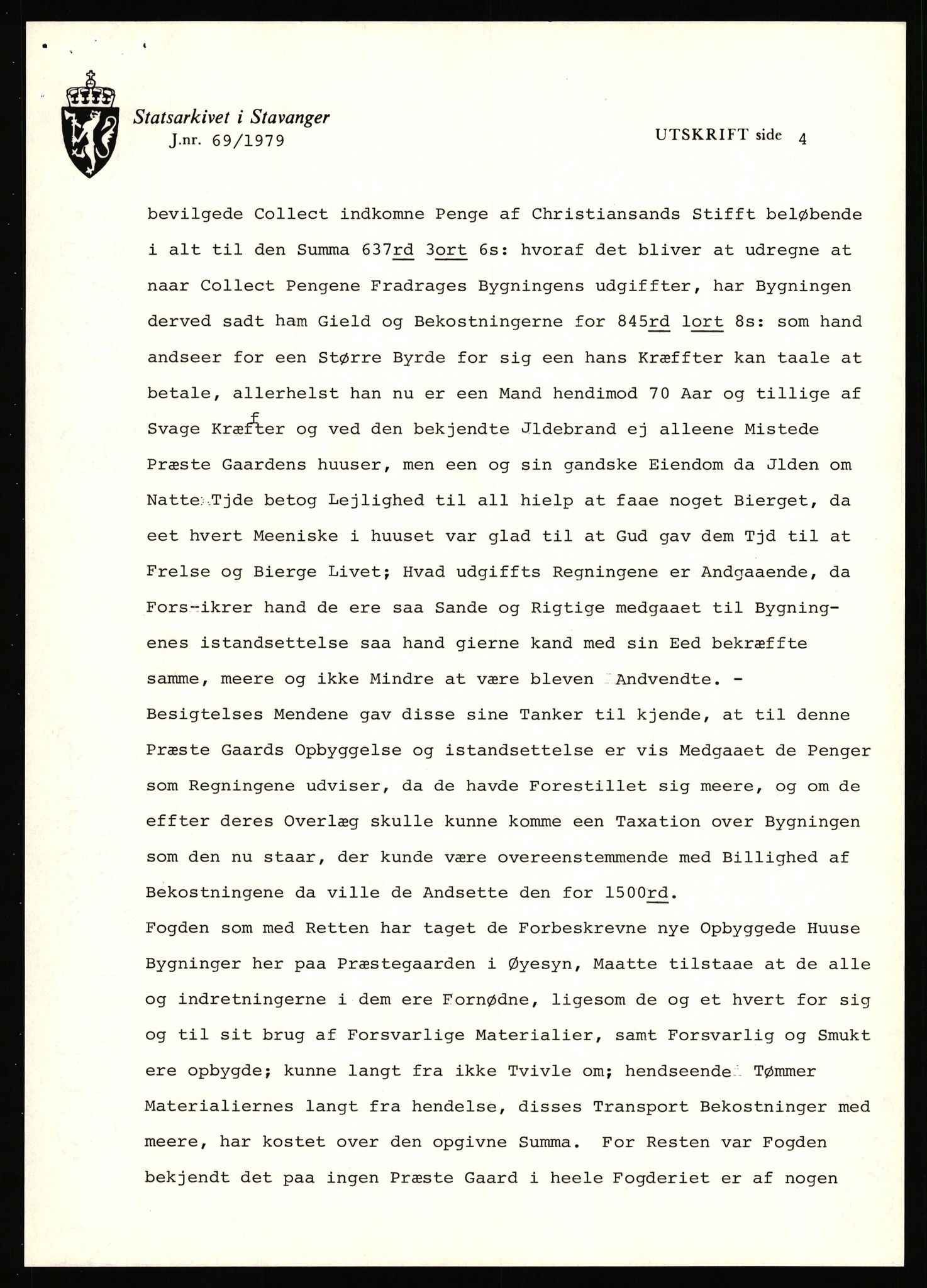 Statsarkivet i Stavanger, AV/SAST-A-101971/03/Y/Yj/L0066: Avskrifter sortert etter gårdsnavn: Pedersro - Prestegården i Suldal, 1750-1930, p. 439