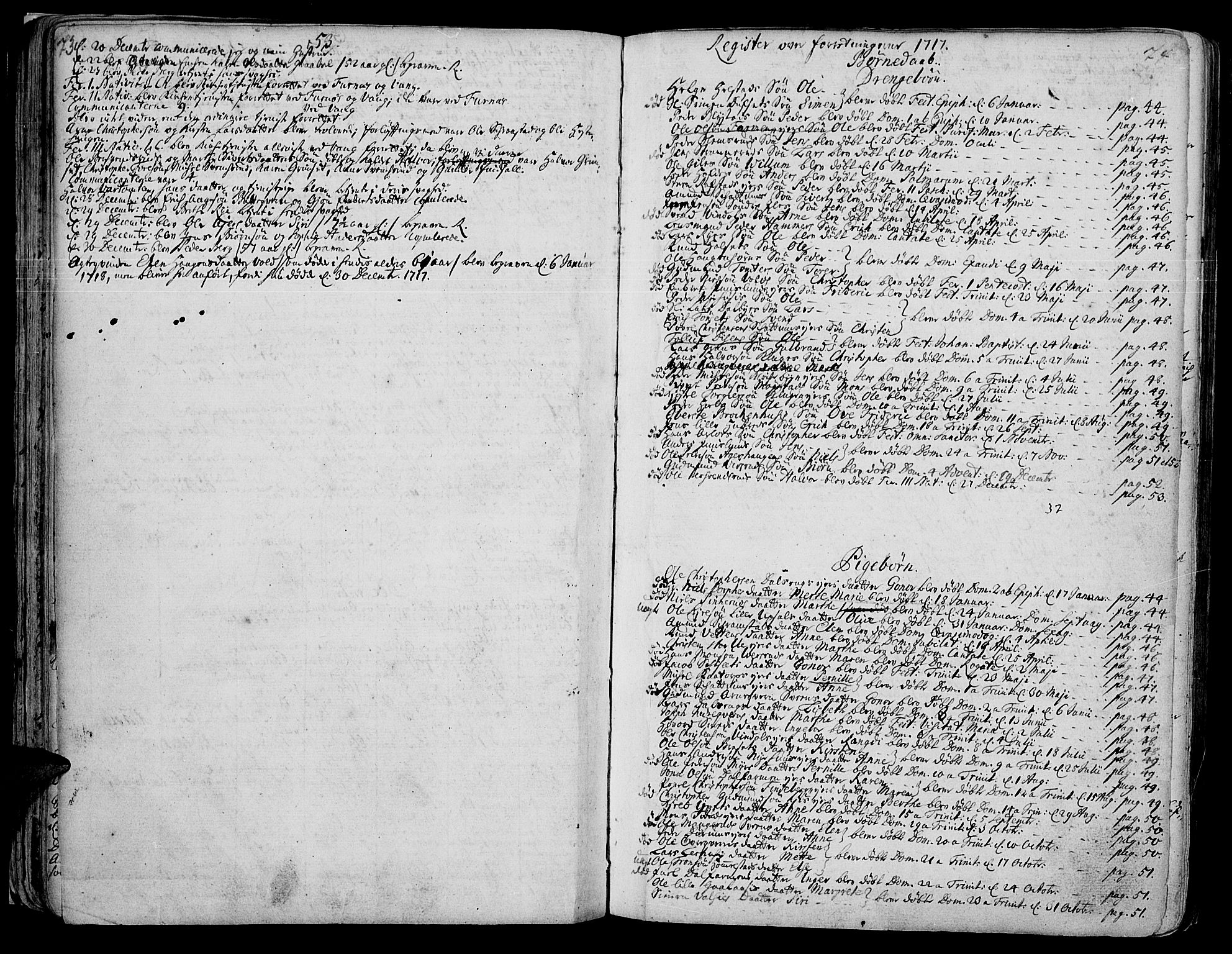 Vang prestekontor, Hedmark, AV/SAH-PREST-008/H/Ha/Haa/L0002A: Parish register (official) no. 2A, 1713-1733, p. 73-74