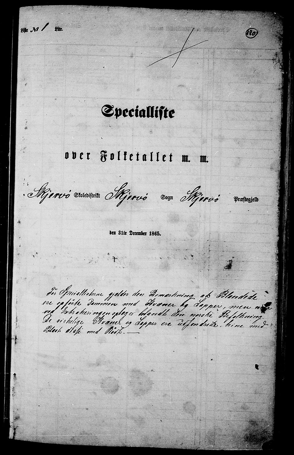 RA, 1865 census for Skjervøy, 1865, p. 13