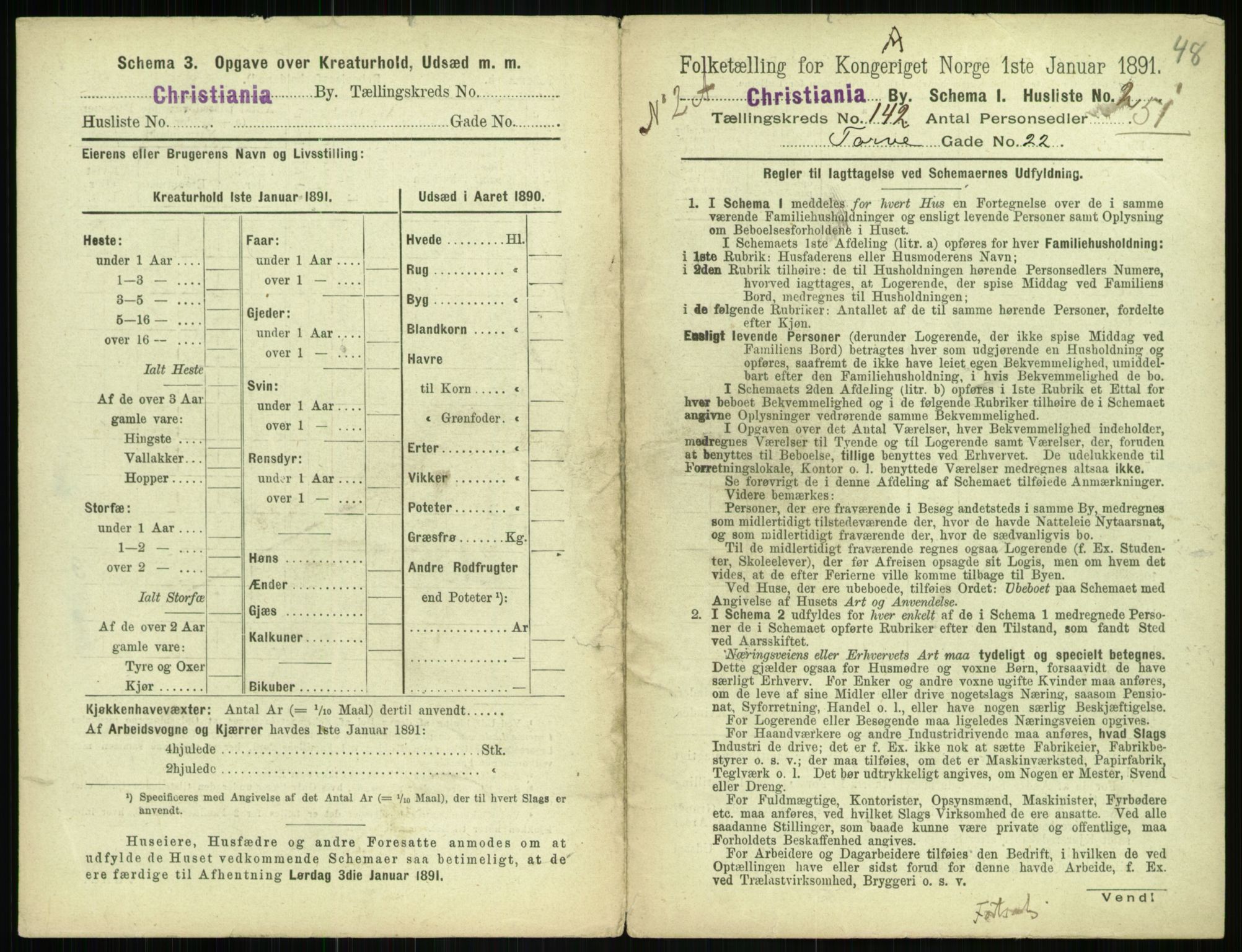 RA, 1891 census for 0301 Kristiania, 1891, p. 78321