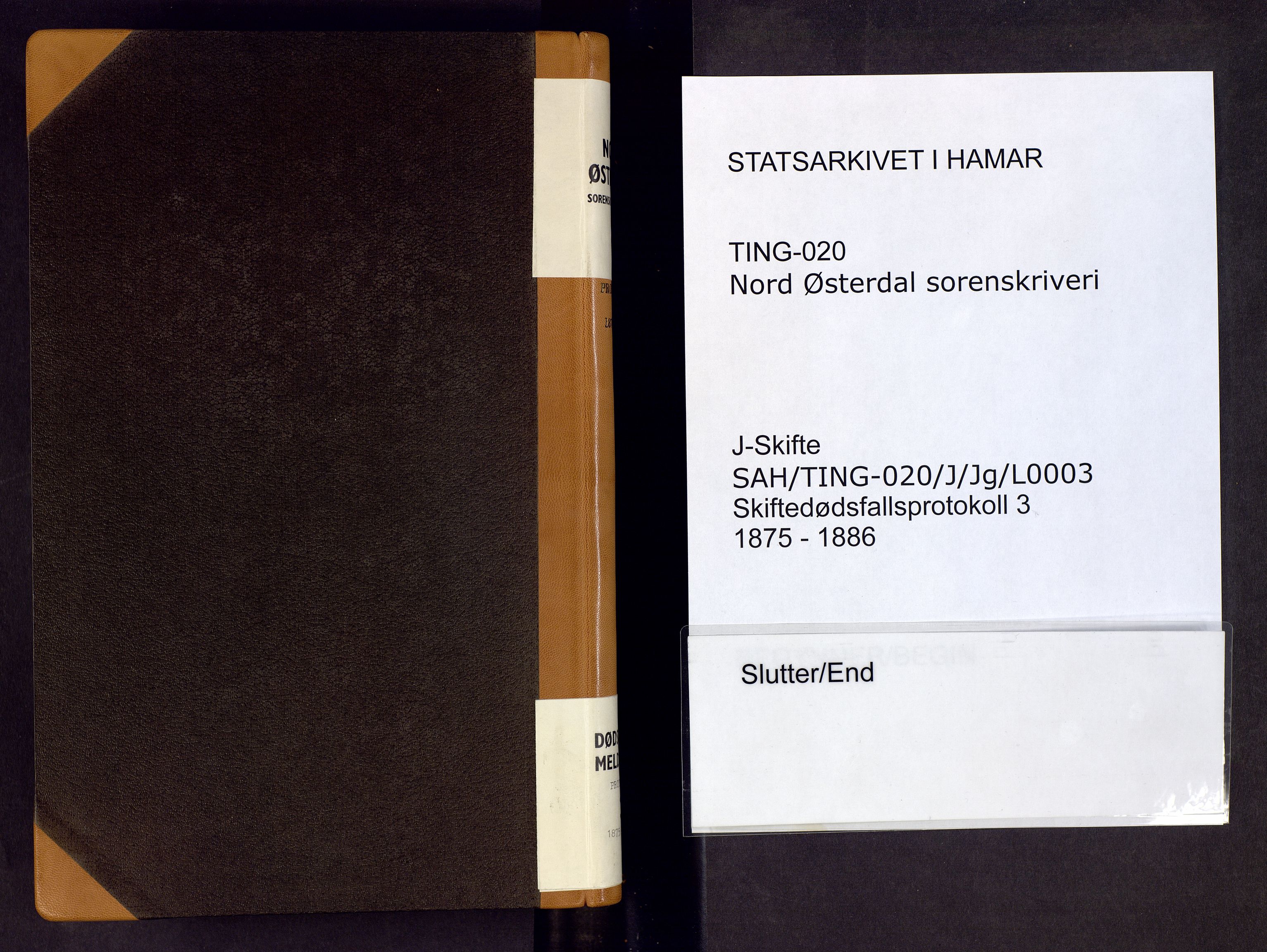 Nord-Østerdal tingrett, AV/SAH-TING-020/H/Hi/L0002/0002: Forskjellig vedrørende tinglysing / Korrigering av grunnboka hvor hjemmelshaver mangler, er død m.v., 1875-1886