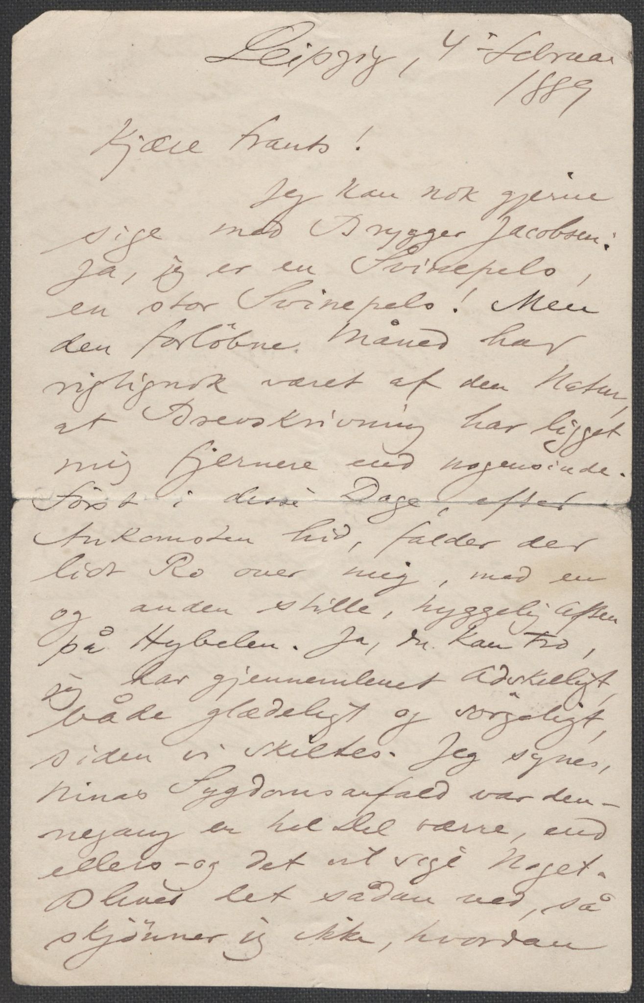 Beyer, Frants, AV/RA-PA-0132/F/L0001: Brev fra Edvard Grieg til Frantz Beyer og "En del optegnelser som kan tjene til kommentar til brevene" av Marie Beyer, 1872-1907, p. 293