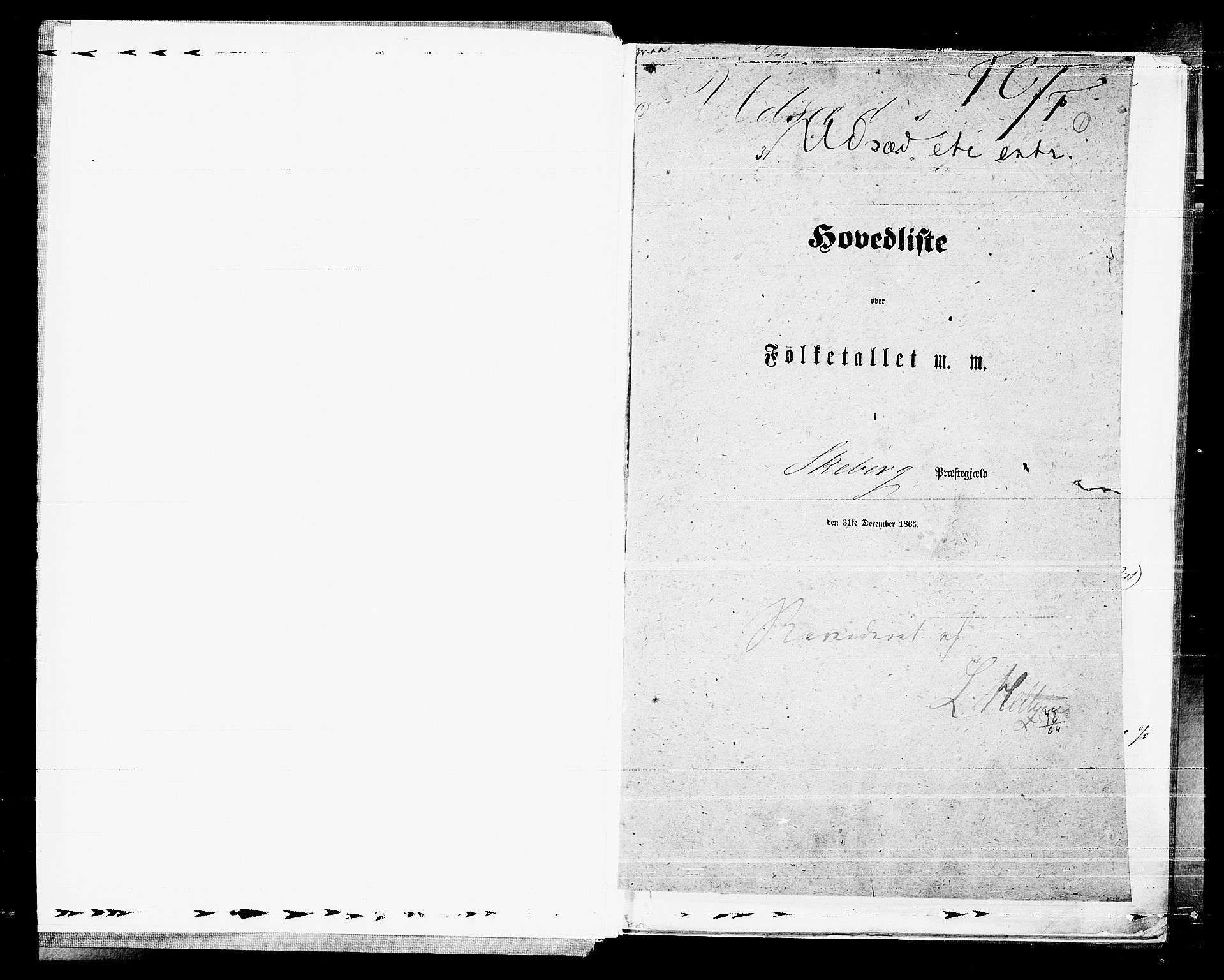 RA, 1865 census for Skjeberg, 1865, p. 5