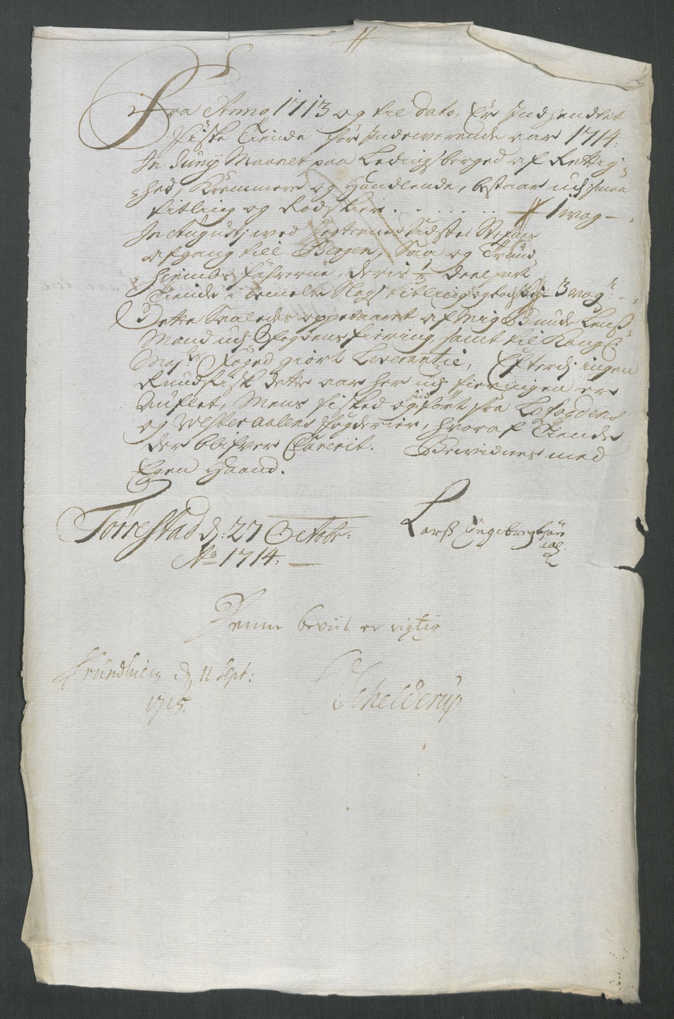 Rentekammeret inntil 1814, Reviderte regnskaper, Fogderegnskap, AV/RA-EA-4092/R66/L4584: Fogderegnskap Salten, 1714, p. 269