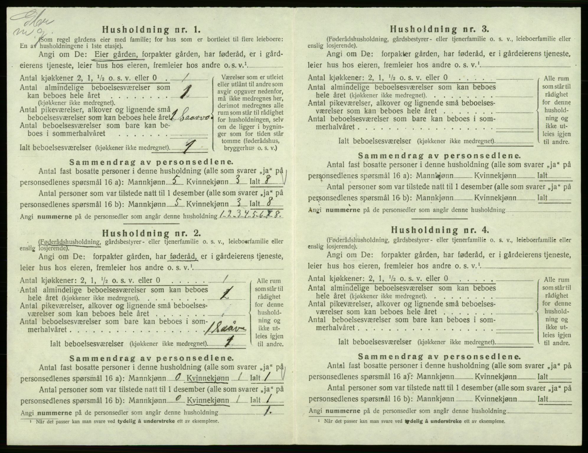 SAB, 1920 census for Bømlo, 1920, p. 361