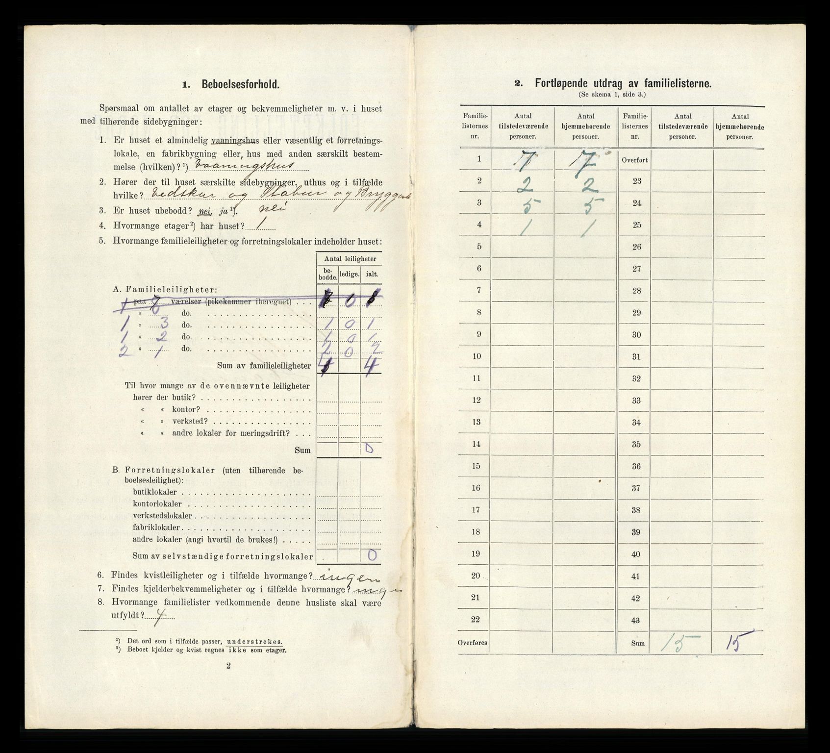 RA, 1910 census for Hønefoss, 1910, p. 1122