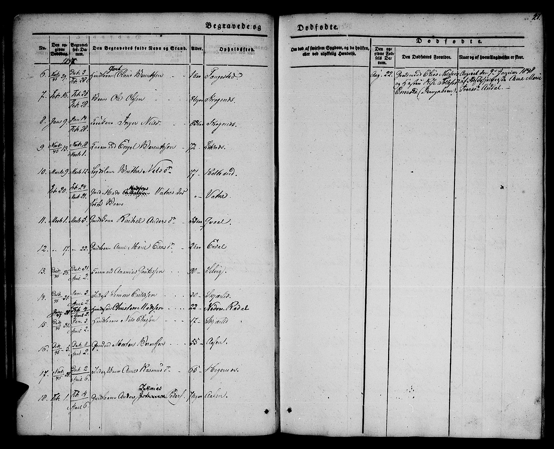 Førde sokneprestembete, SAB/A-79901/H/Haa/Haaa/L0008: Parish register (official) no. A 8, 1843-1860, p. 27