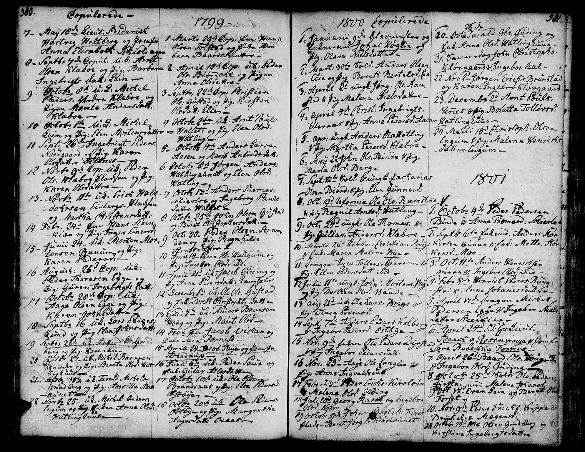 Ministerialprotokoller, klokkerbøker og fødselsregistre - Nord-Trøndelag, SAT/A-1458/746/L0440: Parish register (official) no. 746A02, 1760-1815, p. 380-381