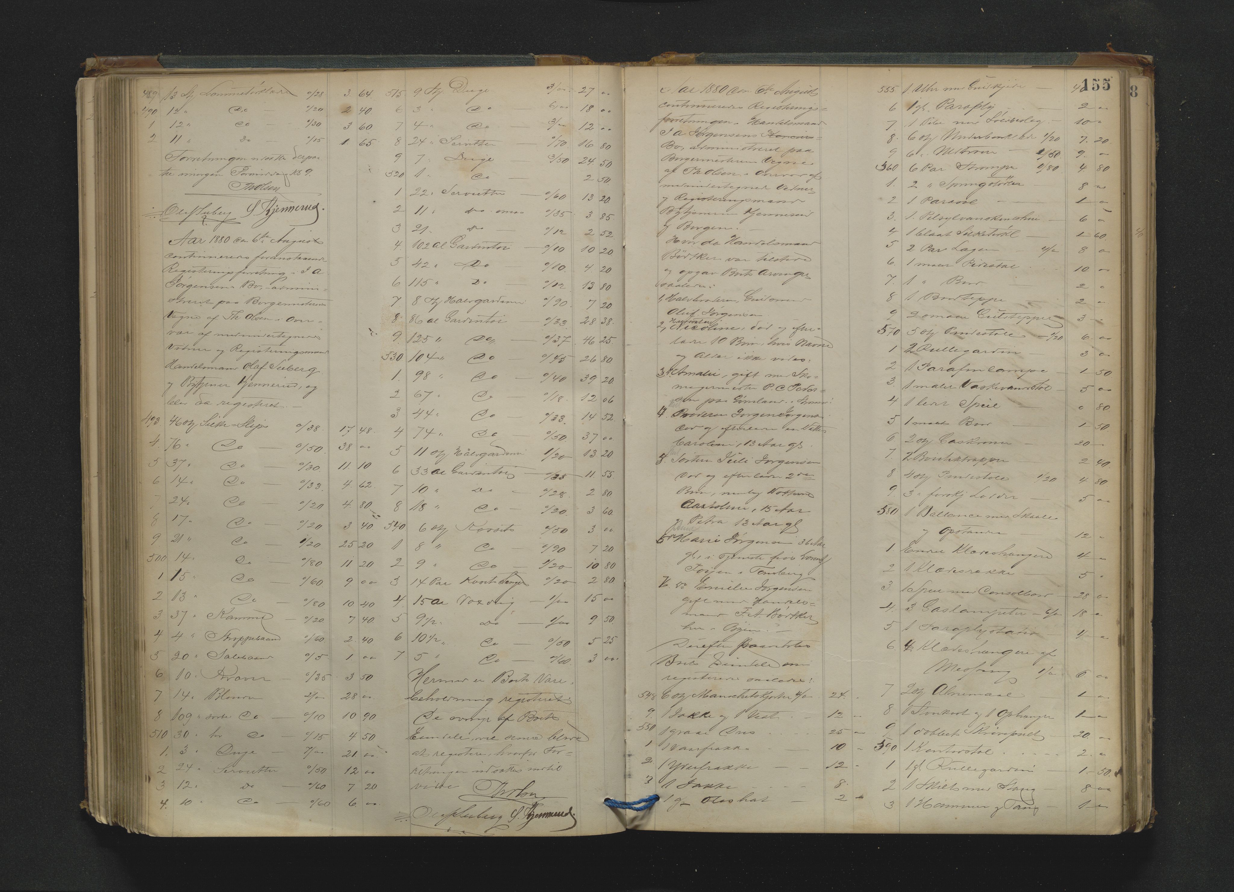 Drammen byfogd, AV/SAKO-A-222/H/Hb/Hbb/L0004: Registreringsprotokoll., 1878-1885, p. 155