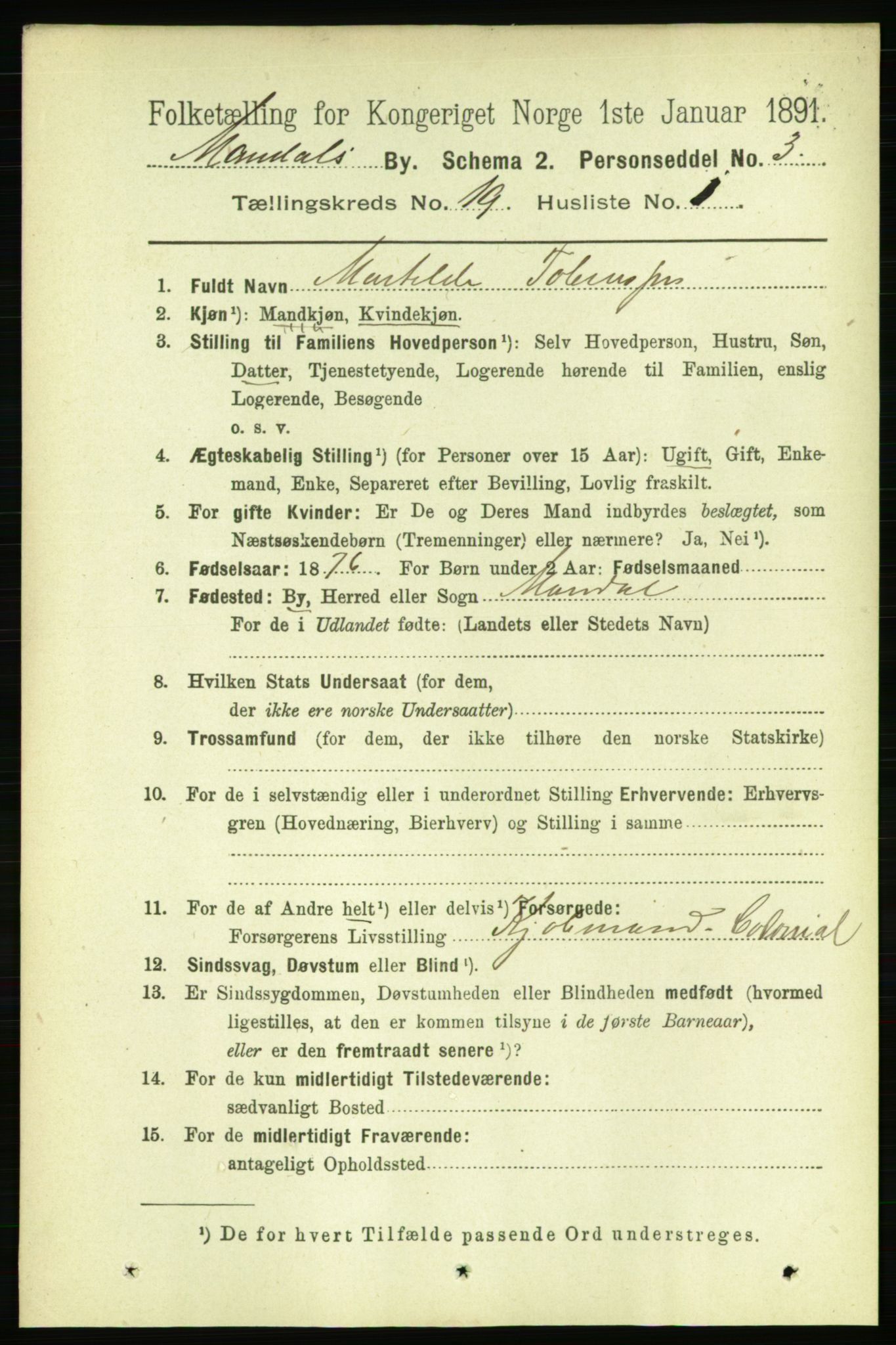 RA, 1891 census for 1002 Mandal, 1891, p. 3817
