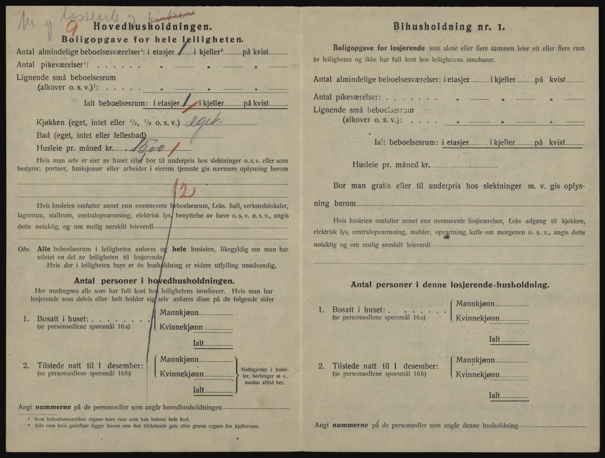 SATØ, 1920 census for Vardø, 1920, p. 1260