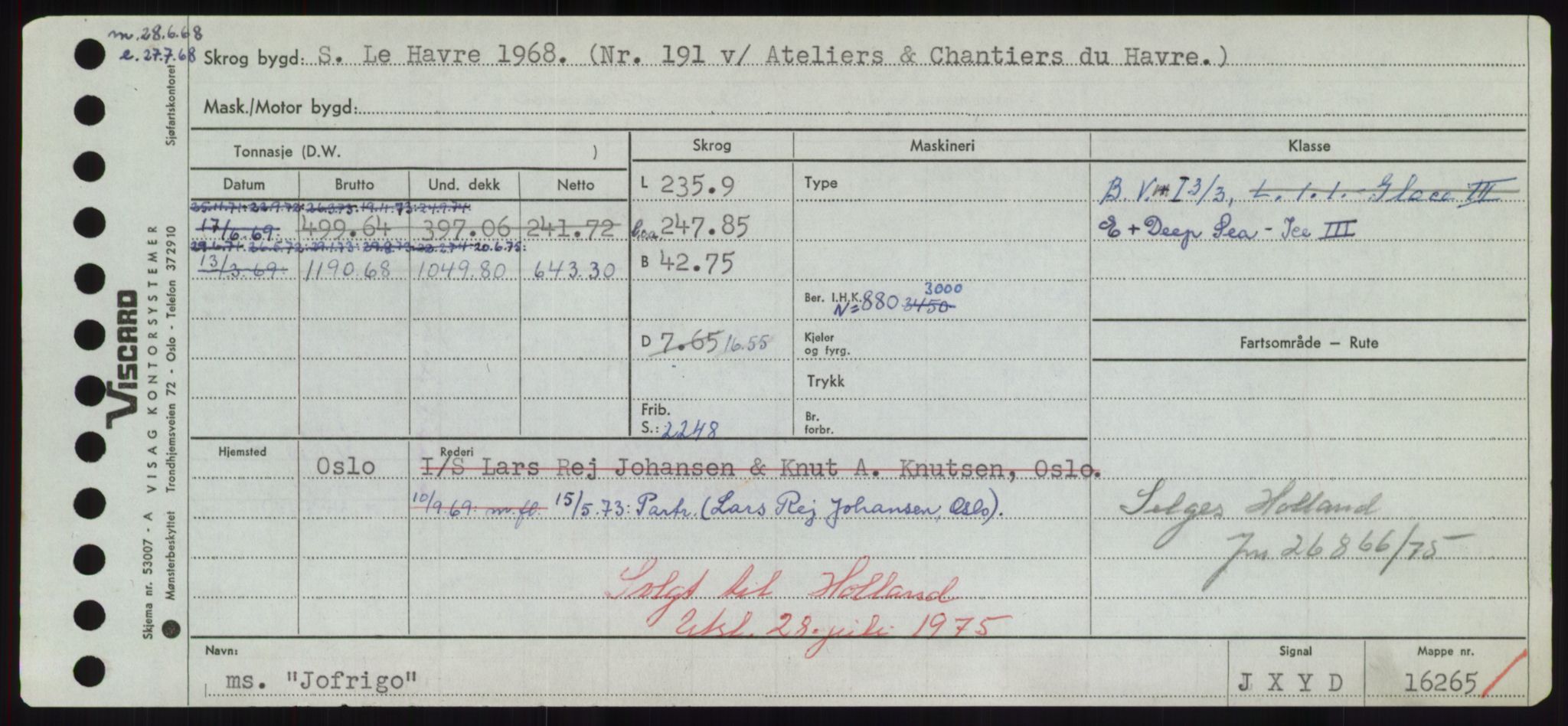 Sjøfartsdirektoratet med forløpere, Skipsmålingen, RA/S-1627/H/Hd/L0019: Fartøy, J, p. 439