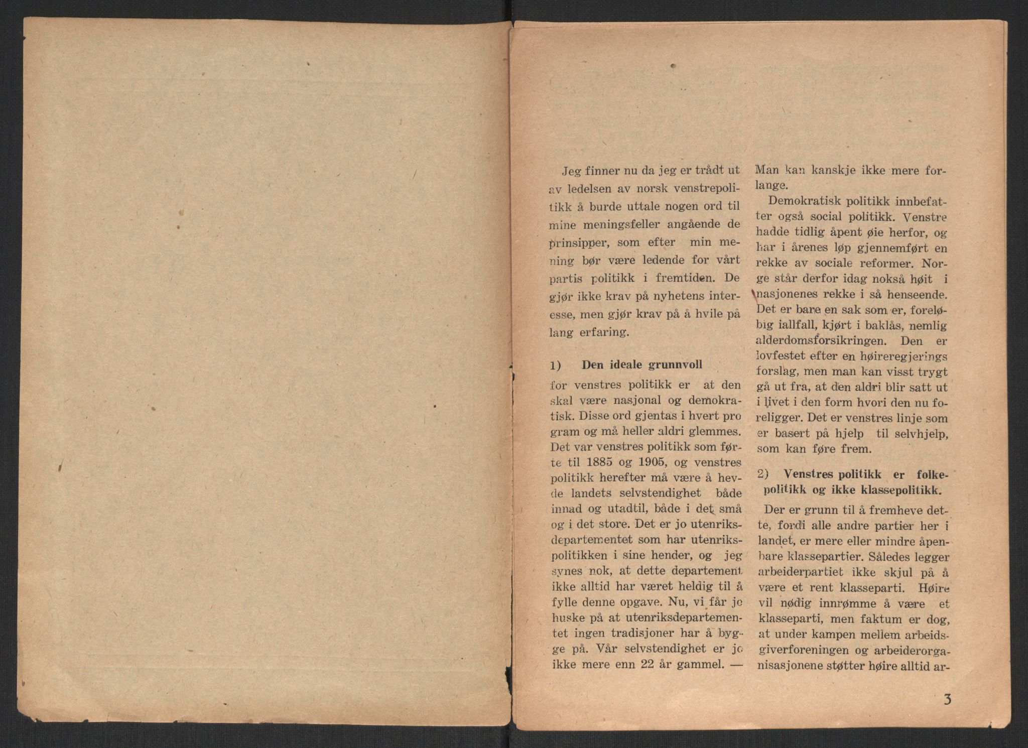 Venstres Hovedorganisasjon, RA/PA-0876/X/L0001: De eldste skrifter, 1860-1936, p. 1039