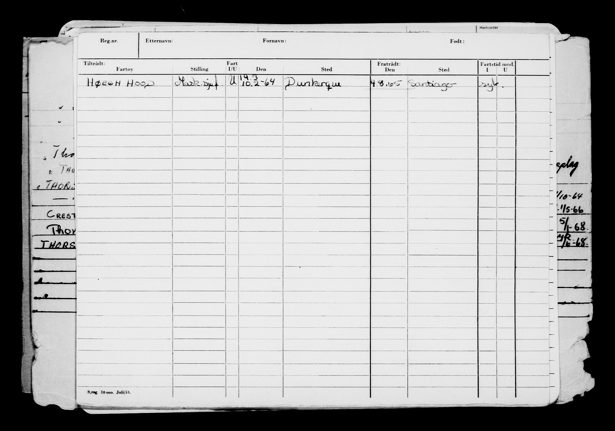 Direktoratet for sjømenn, AV/RA-S-3545/G/Gb/L0061: Hovedkort, 1905, p. 366