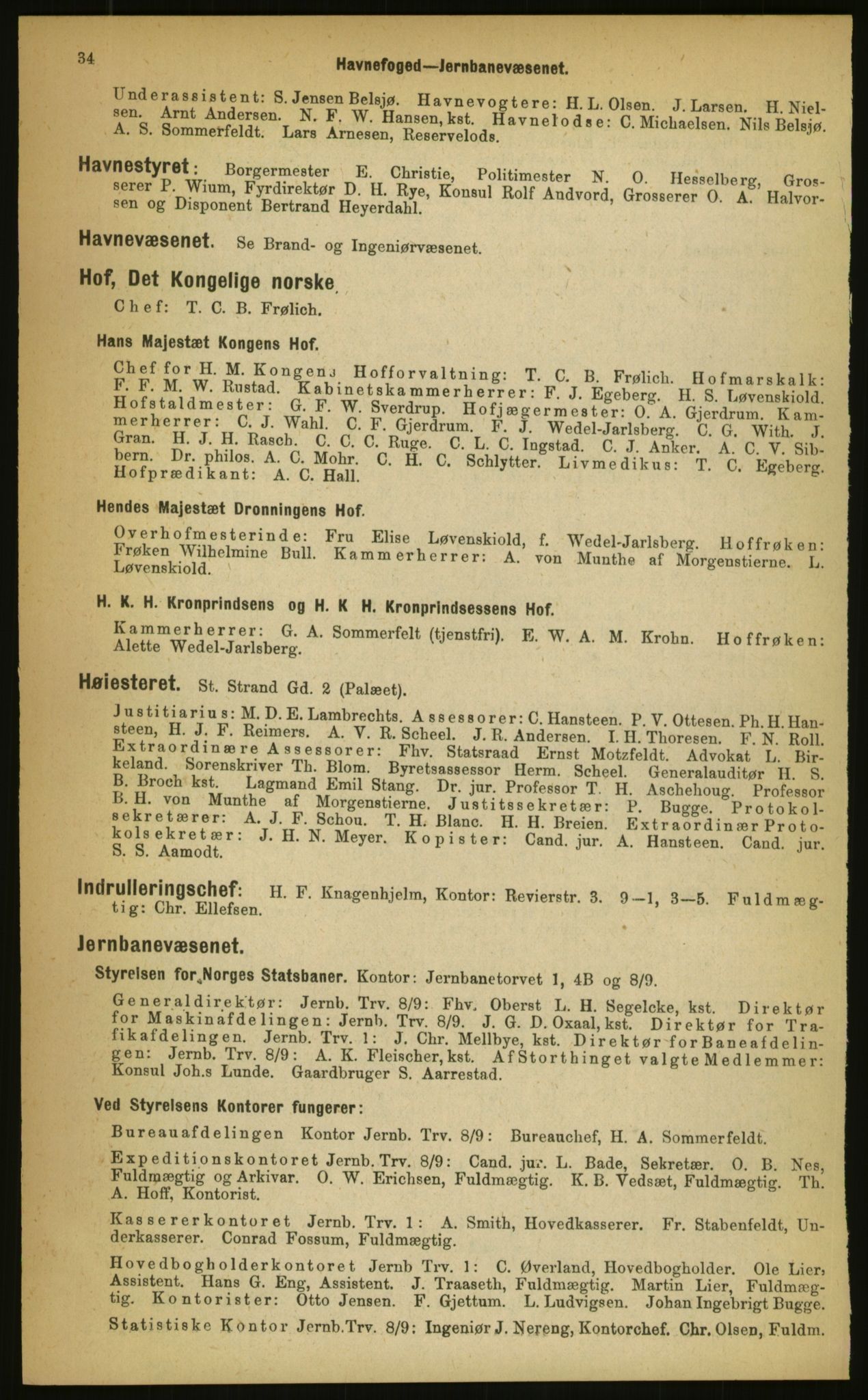 Kristiania/Oslo adressebok, PUBL/-, 1899, p. 34