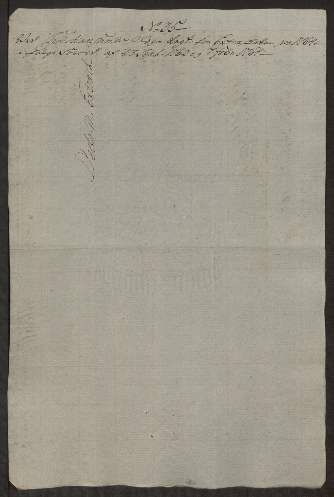 Rentekammeret inntil 1814, Reviderte regnskaper, Byregnskaper, RA/EA-4066/R/Rm/L0265/0001: [M6] Kontribusjonsregnskap / Ekstraskatt, 1762-1764, p. 338