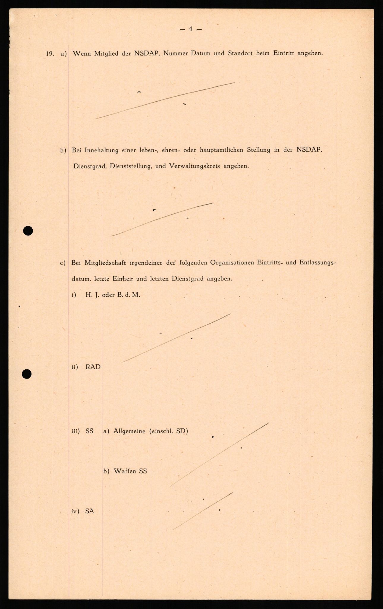 Forsvaret, Forsvarets overkommando II, RA/RAFA-3915/D/Db/L0019: CI Questionaires. Tyske okkupasjonsstyrker i Norge. Tyskere., 1945-1946, p. 352