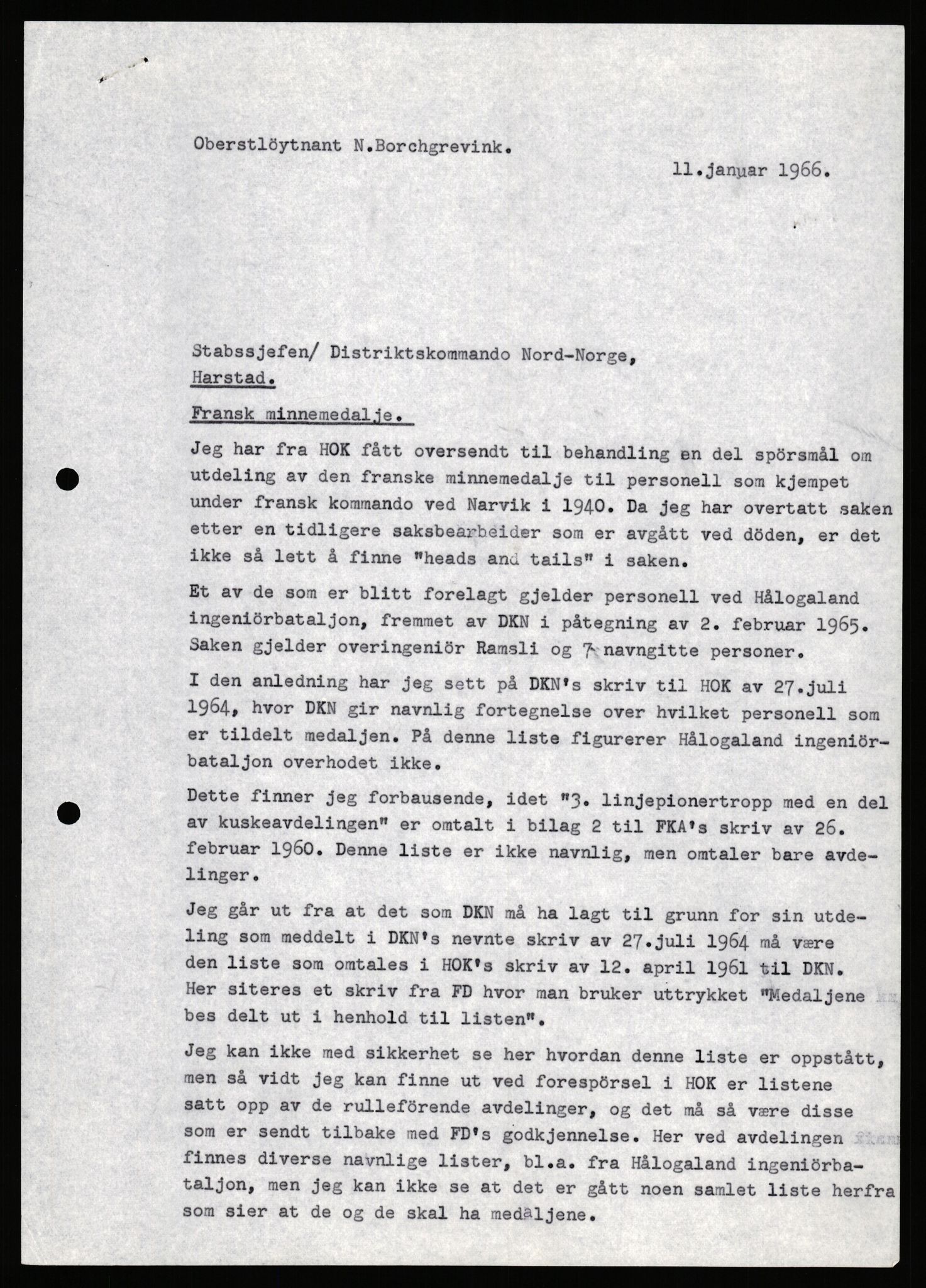 Forsvaret, Forsvarets krigshistoriske avdeling, AV/RA-RAFA-2017/Y/Yb/L0140: II-C-11-611-620  -  6. Divisjon, 1940-1966, p. 410