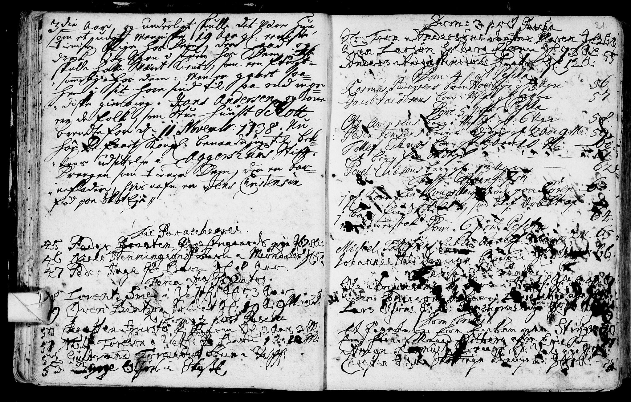 Eiker kirkebøker, AV/SAKO-A-4/F/Fa/L0007: Parish register (official) no. I 7 /1, 1733-1808, p. 21