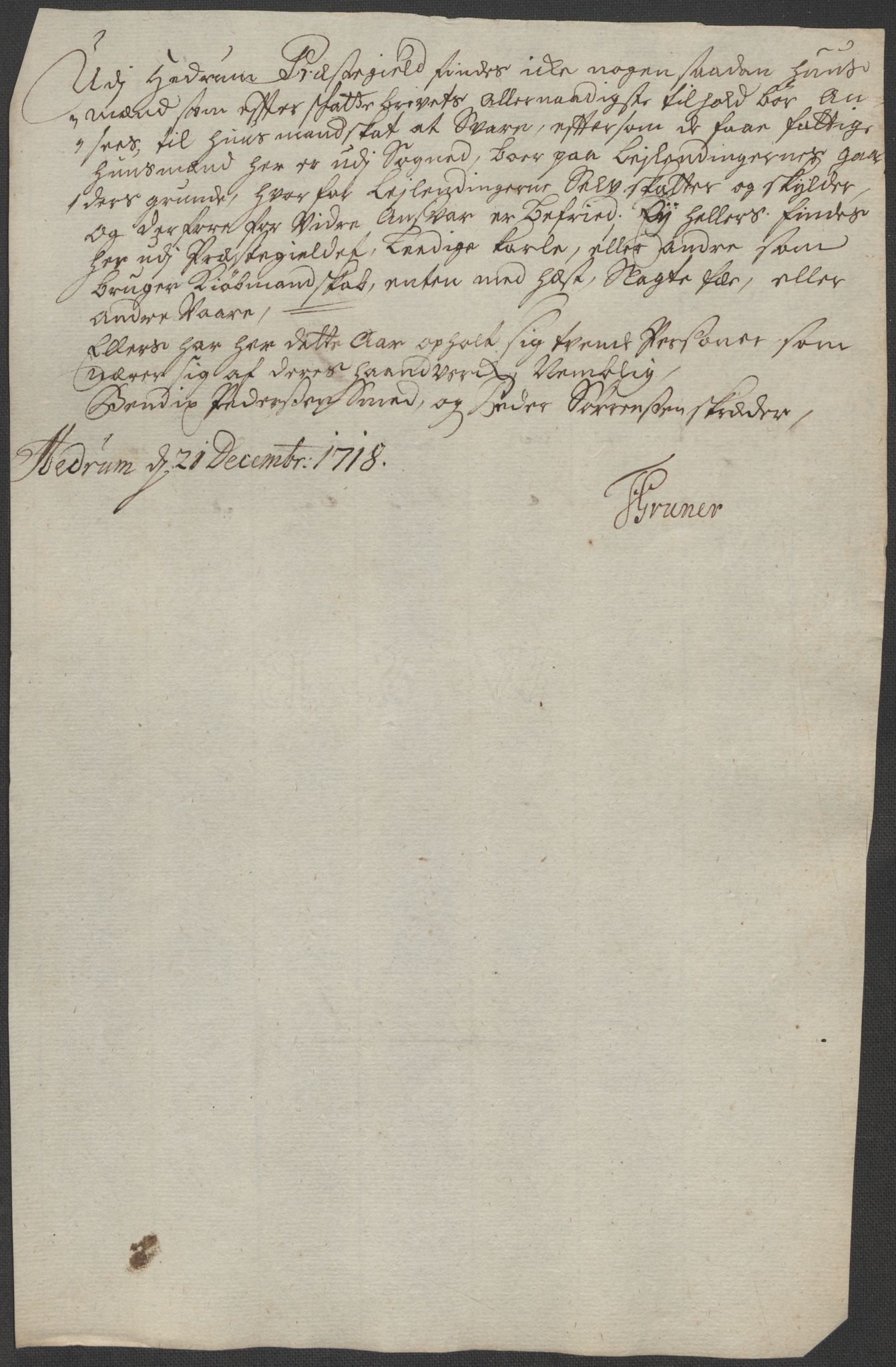 Rentekammeret inntil 1814, Reviderte regnskaper, Fogderegnskap, RA/EA-4092/R33/L1988: Fogderegnskap Larvik grevskap, 1718, p. 167