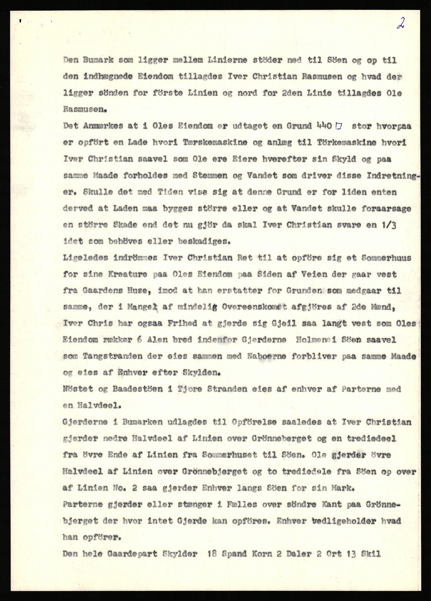 Statsarkivet i Stavanger, AV/SAST-A-101971/03/Y/Yj/L0038: Avskrifter sortert etter gårdsnavn: Hodne - Holte, 1750-1930, p. 309