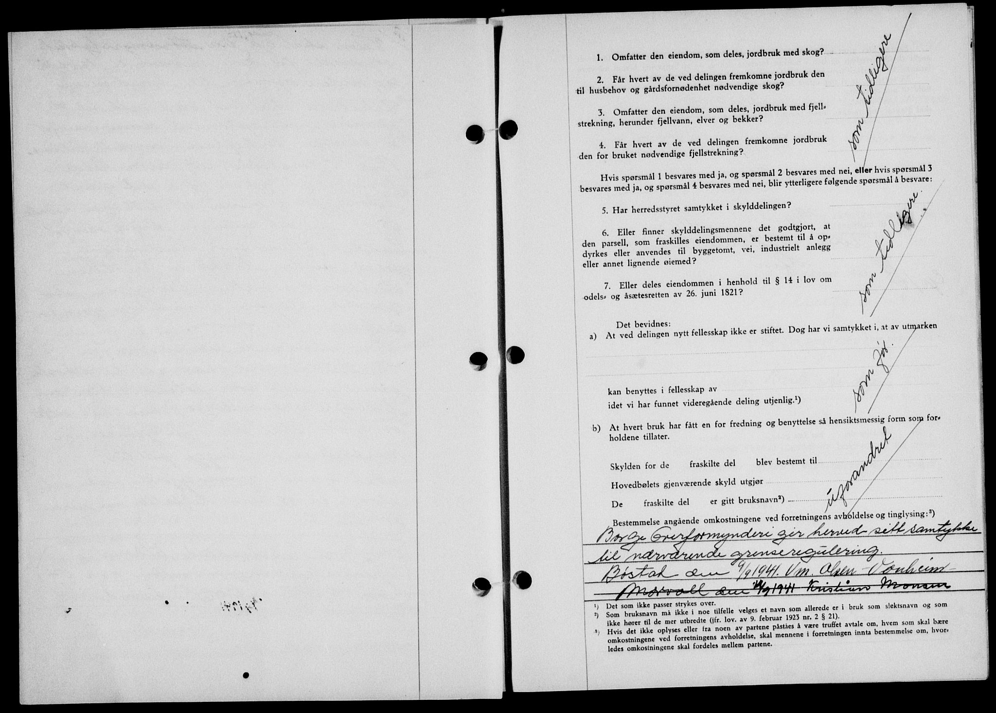 Lofoten sorenskriveri, SAT/A-0017/1/2/2C/L0008a: Mortgage book no. 8a, 1940-1941, Diary no: : 1655/1941