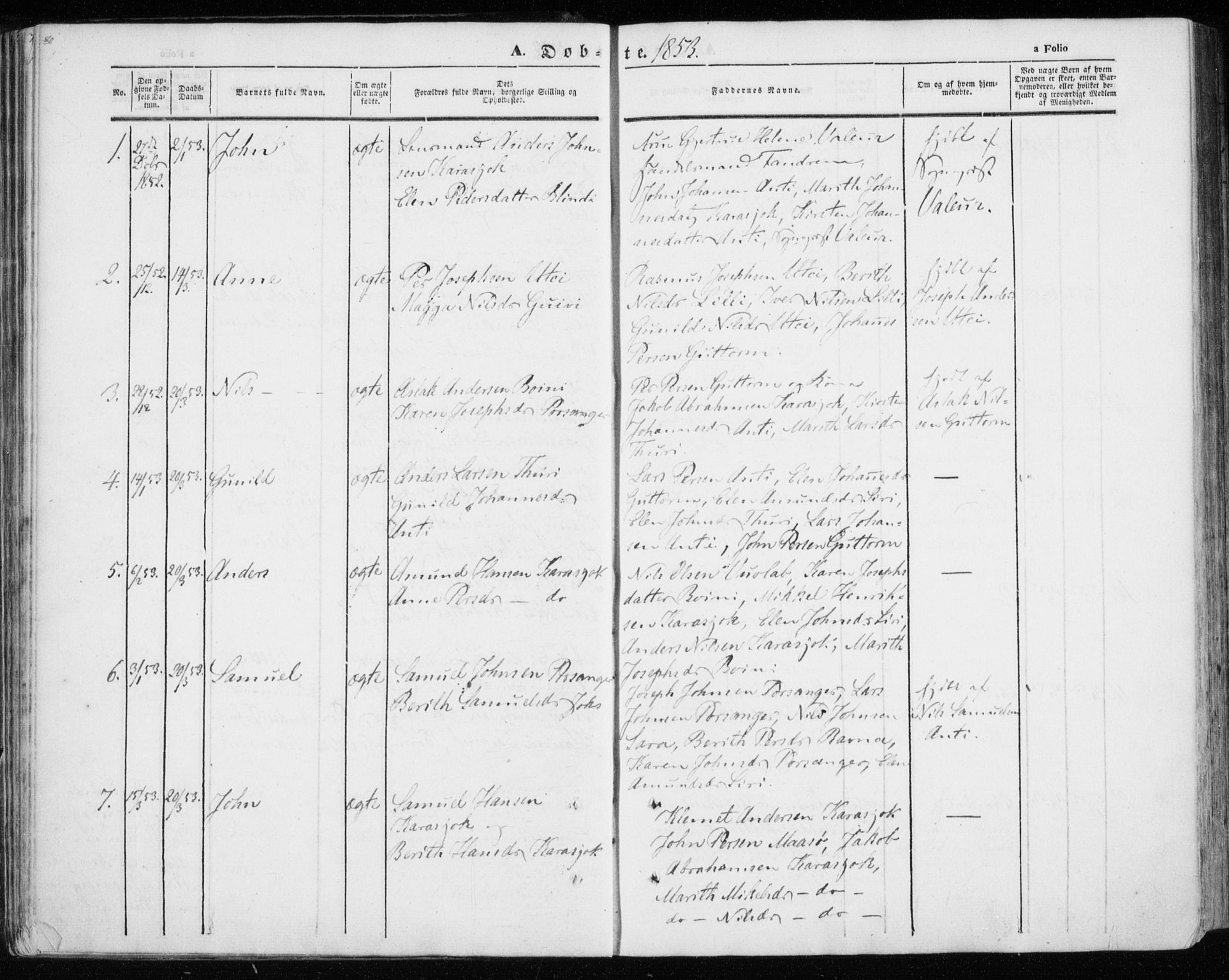 Kistrand/Porsanger sokneprestembete, SATØ/S-1351/H/Ha/L0012.kirke: Parish register (official) no. 12, 1843-1871, p. 80-81