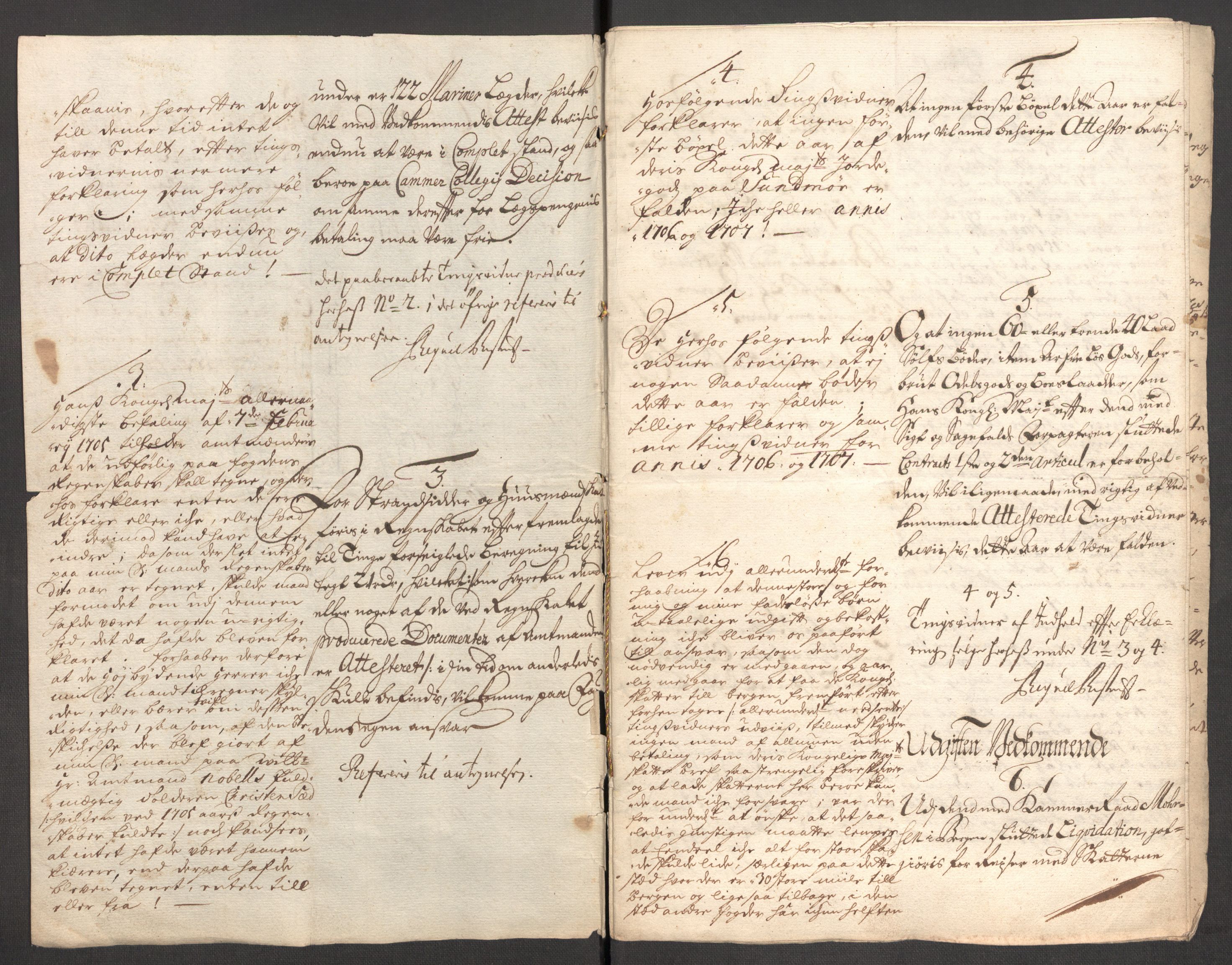 Rentekammeret inntil 1814, Reviderte regnskaper, Fogderegnskap, RA/EA-4092/R54/L3560: Fogderegnskap Sunnmøre, 1704-1705, p. 446