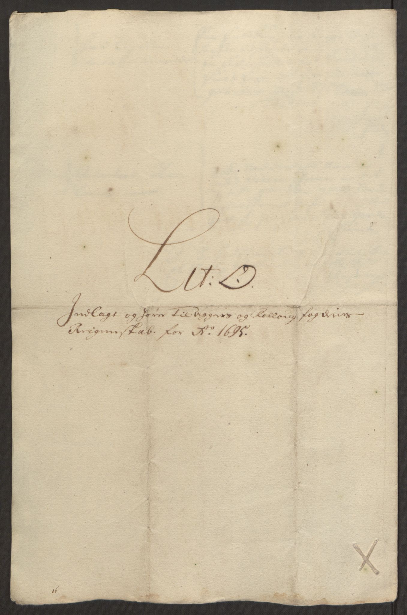 Rentekammeret inntil 1814, Reviderte regnskaper, Fogderegnskap, AV/RA-EA-4092/R10/L0439: Fogderegnskap Aker og Follo, 1695, p. 185