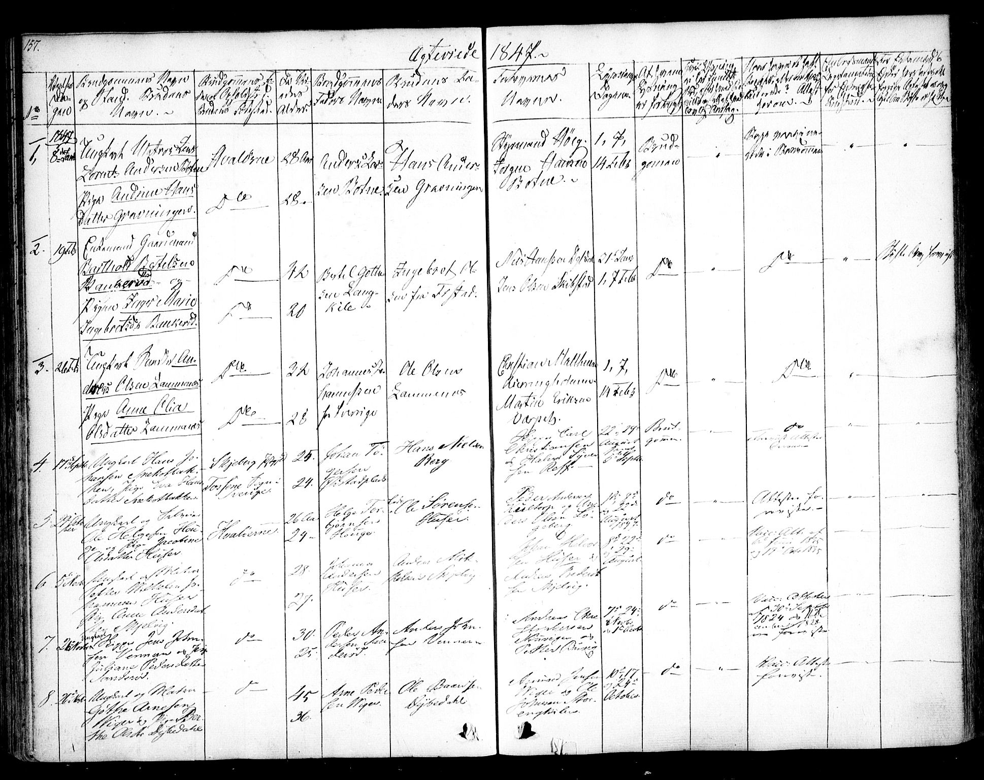 Hvaler prestekontor Kirkebøker, AV/SAO-A-2001/F/Fa/L0006: Parish register (official) no. I 6, 1846-1863, p. 157