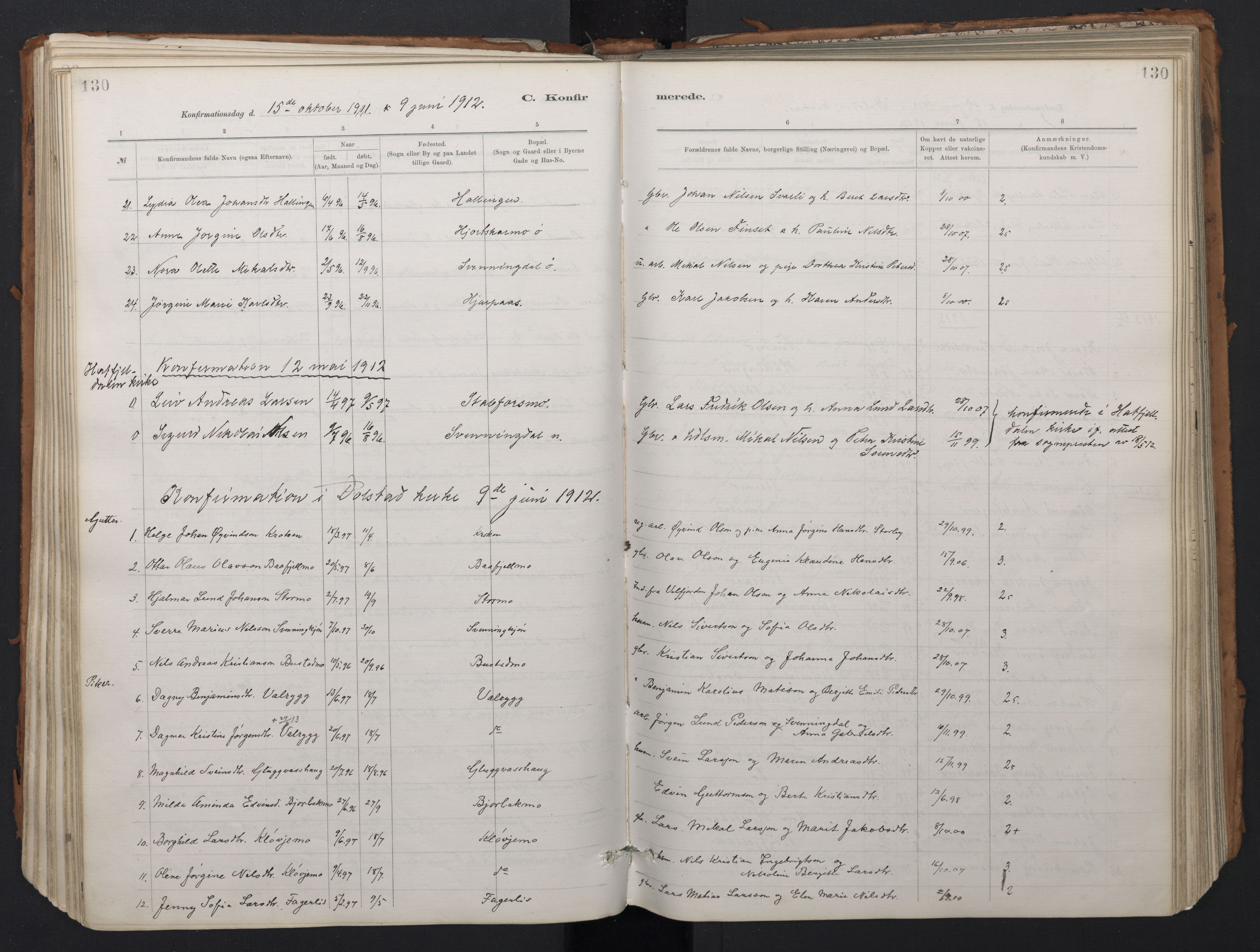Ministerialprotokoller, klokkerbøker og fødselsregistre - Nordland, AV/SAT-A-1459/824/L0338: Parish register (official) no. 824A01, 1880-1915, p. 130