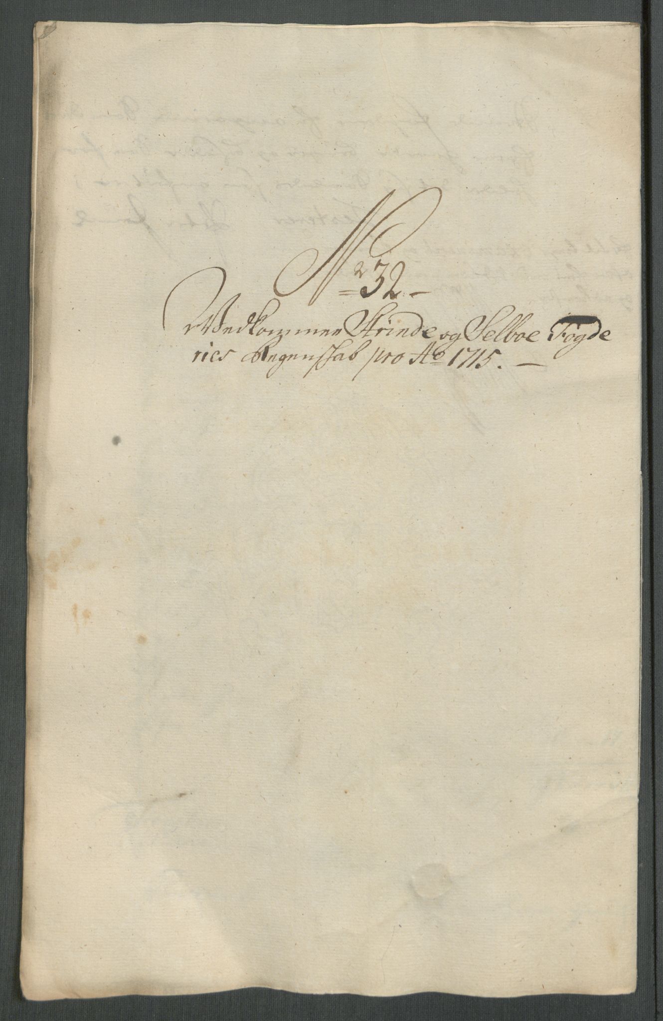 Rentekammeret inntil 1814, Reviderte regnskaper, Fogderegnskap, AV/RA-EA-4092/R61/L4115: Fogderegnskap Strinda og Selbu, 1715-1716, p. 218