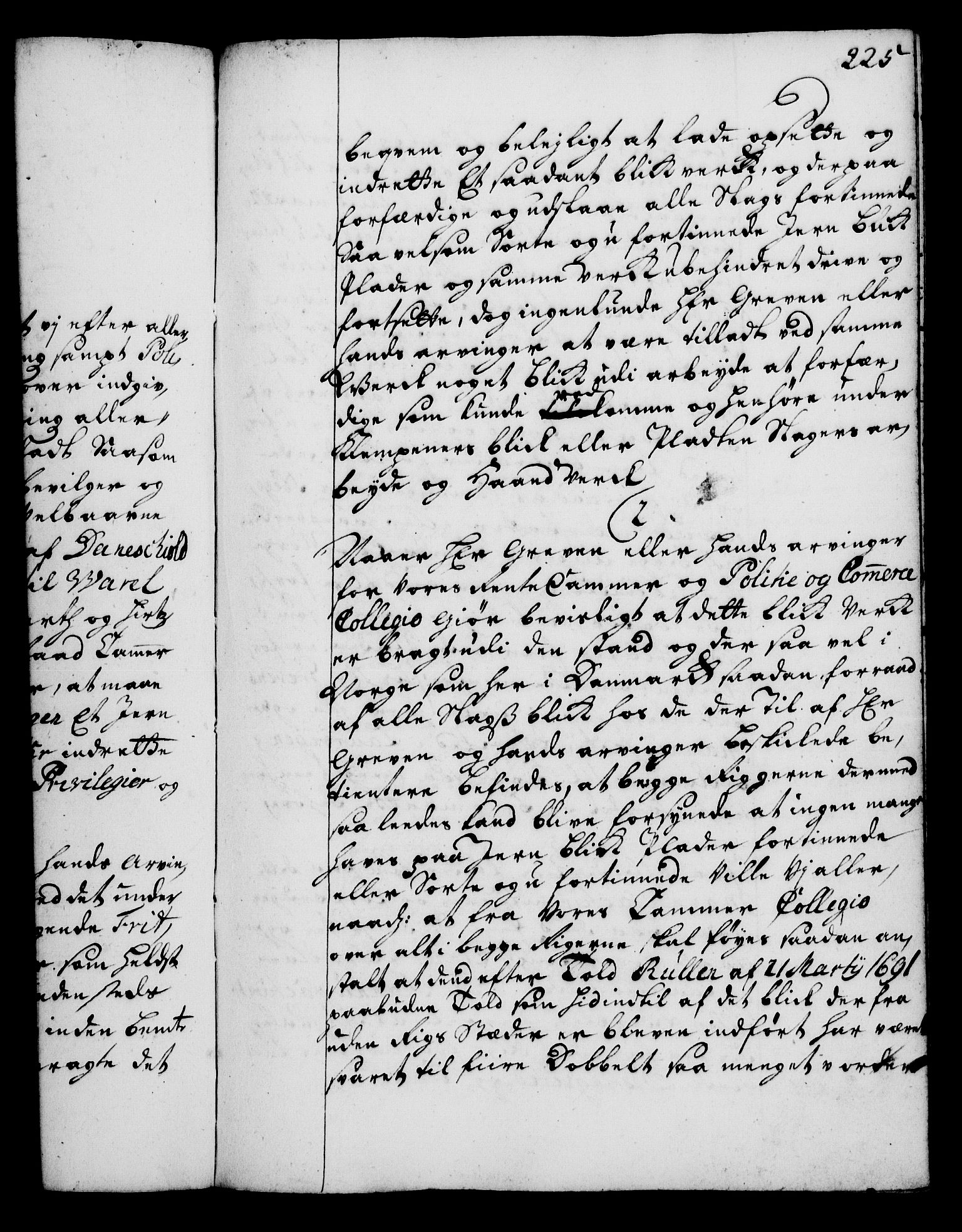Rentekammeret, Kammerkanselliet, RA/EA-3111/G/Gg/Gga/L0002: Norsk ekspedisjonsprotokoll med register (merket RK 53.2), 1723-1727, p. 225