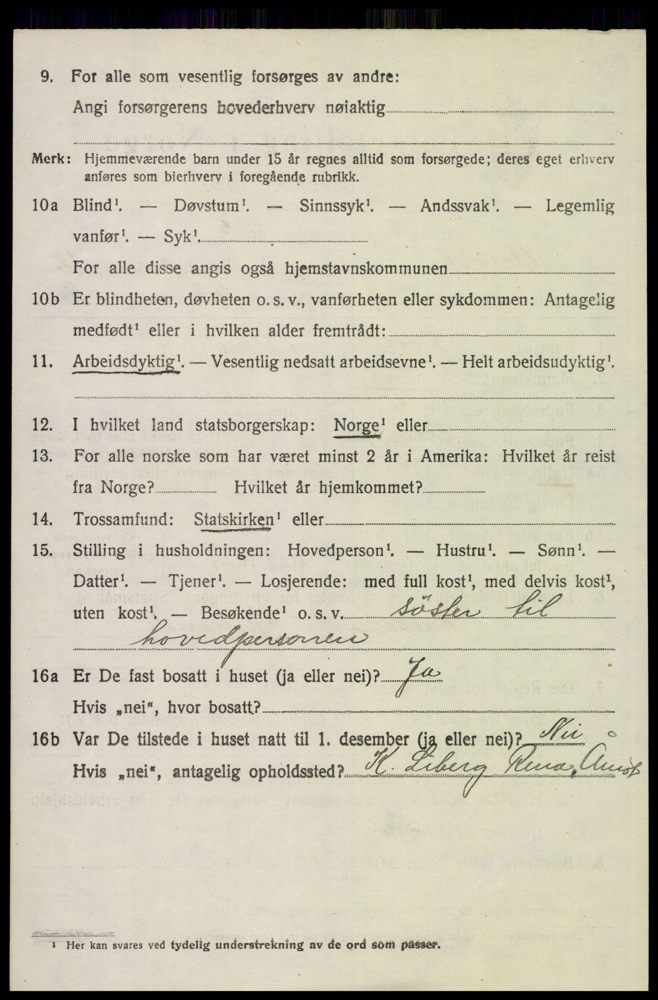 SAH, 1920 census for Åmot, 1920, p. 9634