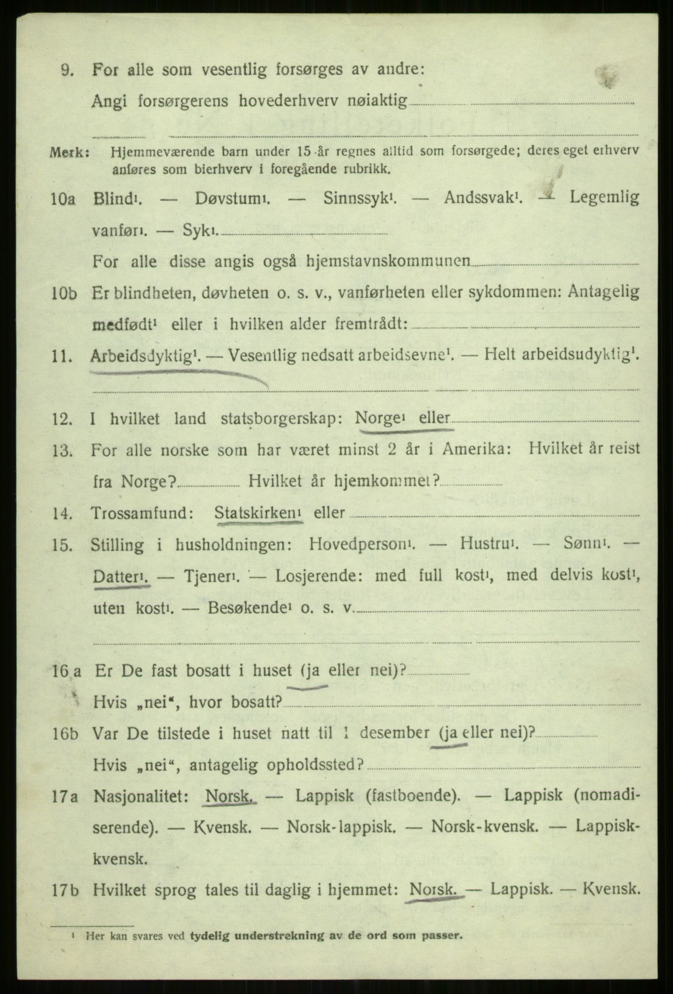 SATØ, 1920 census for Tromsøysund, 1920, p. 2357