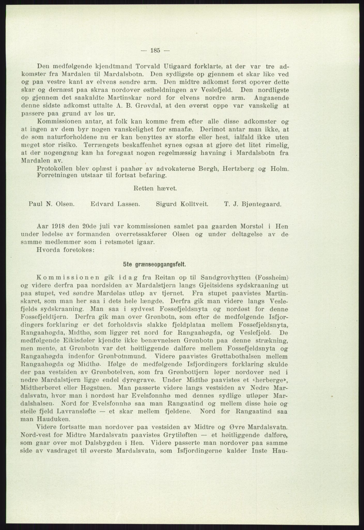 Høyfjellskommisjonen, AV/RA-S-1546/X/Xa/L0001: Nr. 1-33, 1909-1953, p. 2126