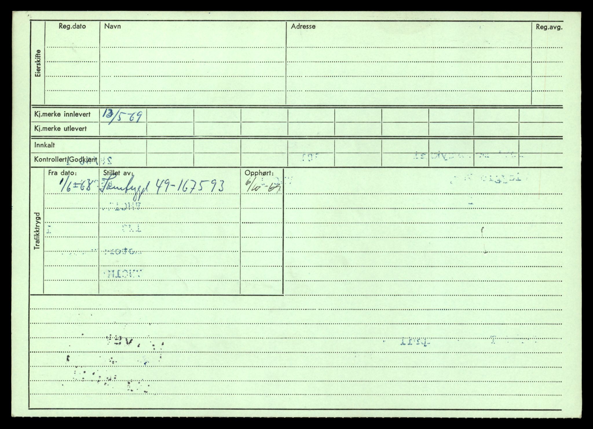 Møre og Romsdal vegkontor - Ålesund trafikkstasjon, AV/SAT-A-4099/F/Fe/L0041: Registreringskort for kjøretøy T 13710 - T 13905, 1927-1998, p. 932