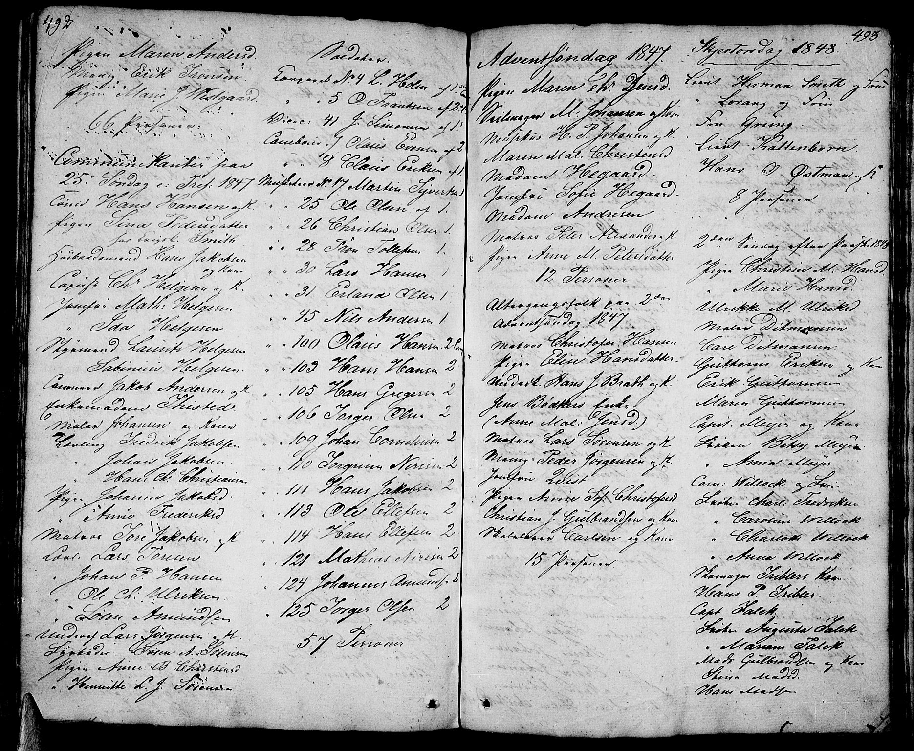 Stavern kirkebøker, SAKO/A-318/F/Fa/L0004: Parish register (official) no. 4, 1809-1816, p. 492-493